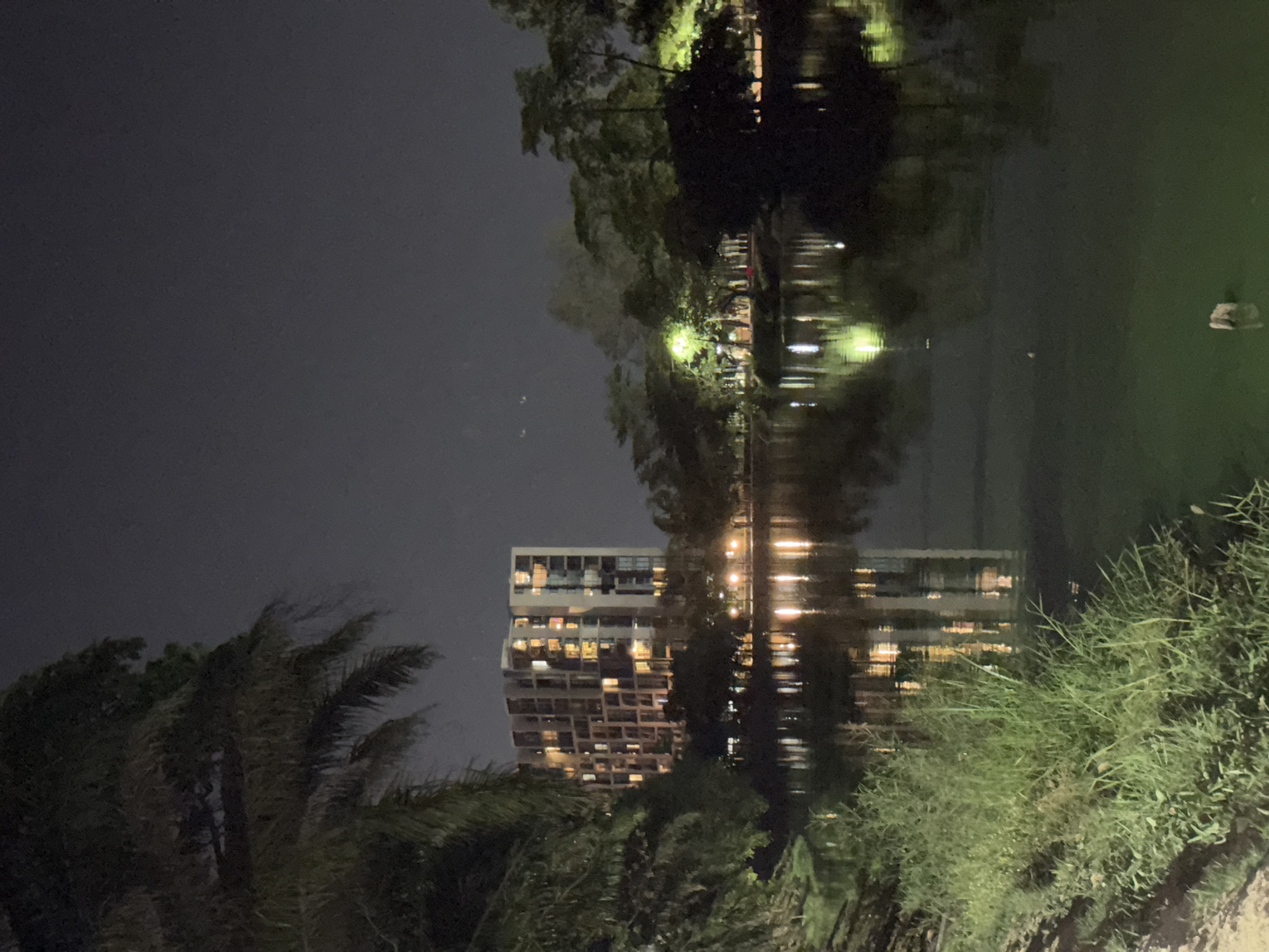 Nighttime waterfront scene captured in Phuket City Municipality