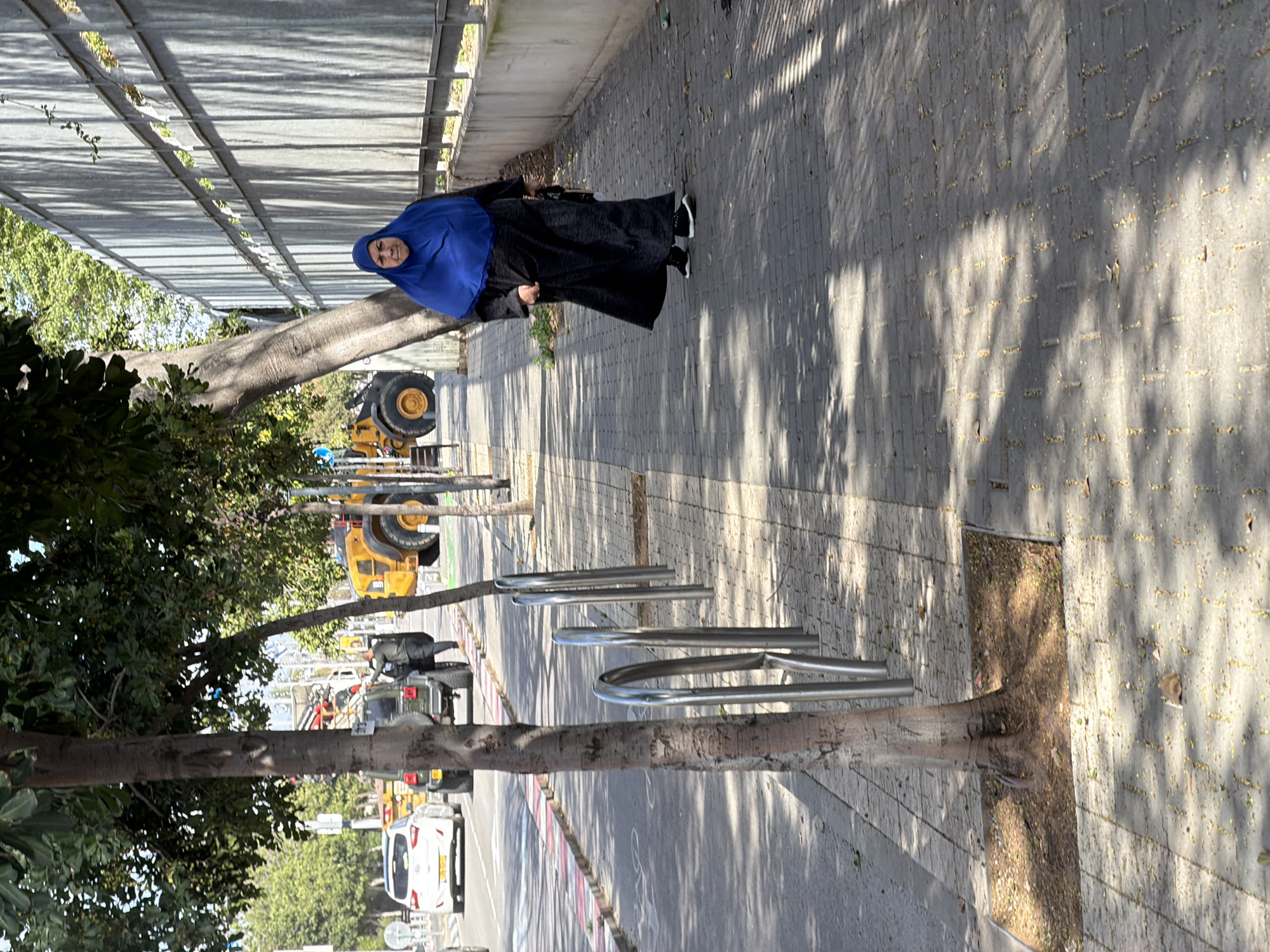 Daily life scenes captured in Tel Aviv neighborhood