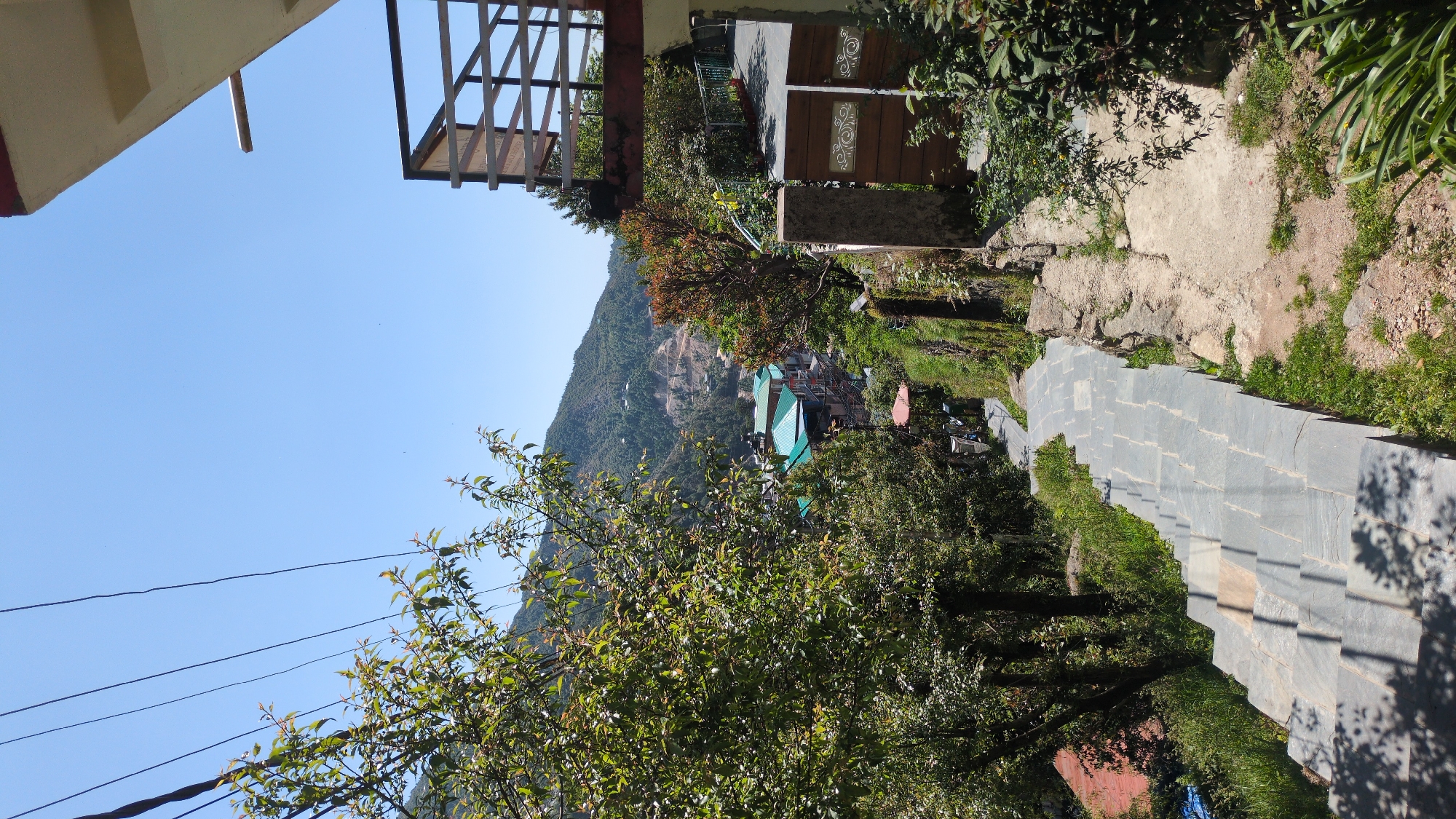 Morning scenes captured in hillside town of Haini, India