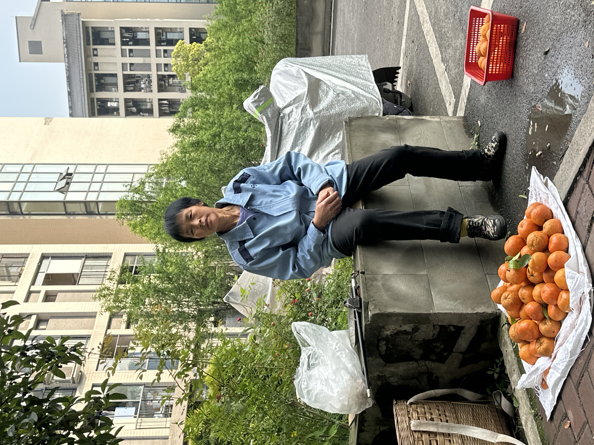 Morning street life documented in Jiangjin, China