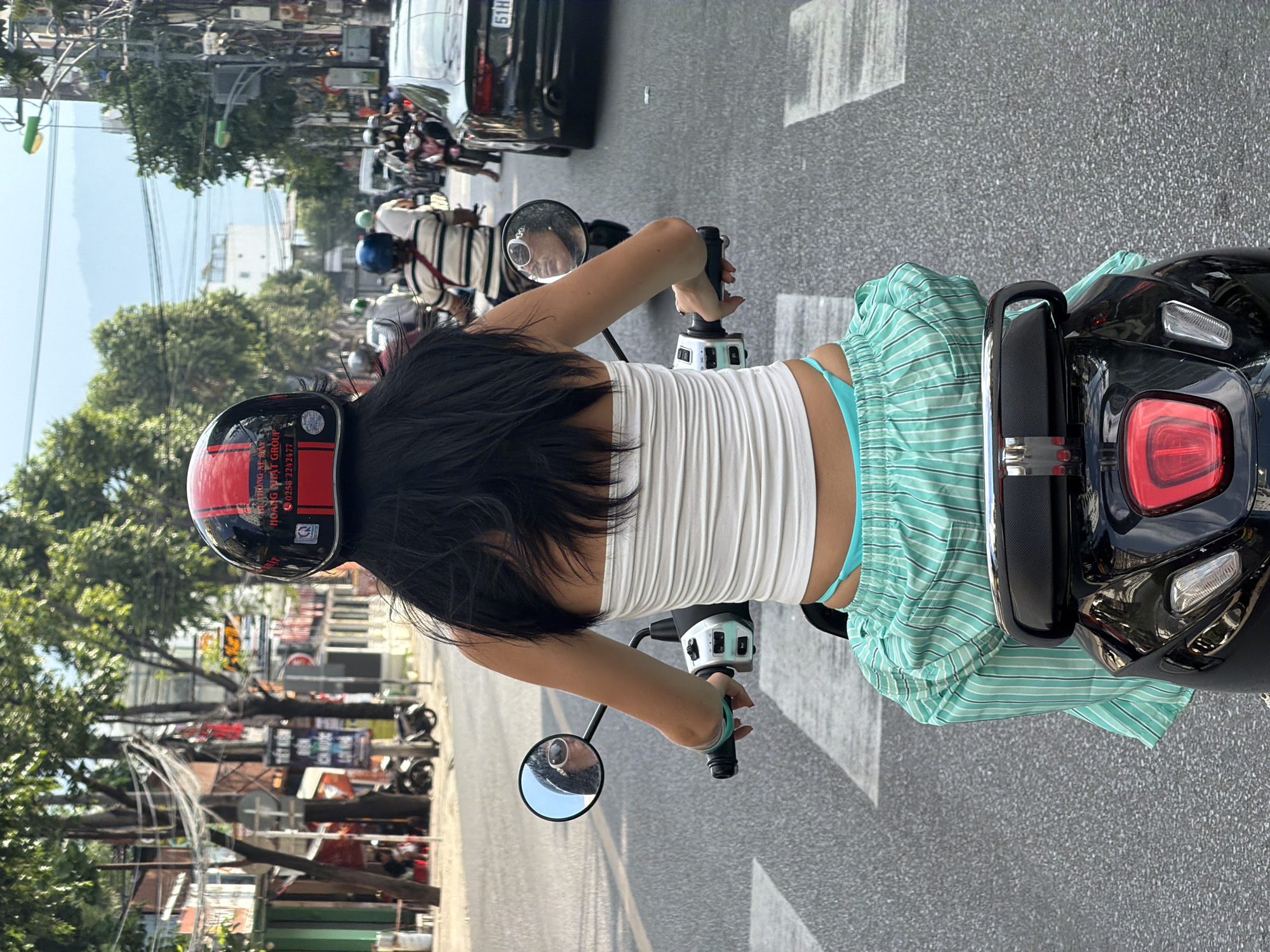 Street riding and koi watching in Nha Trang