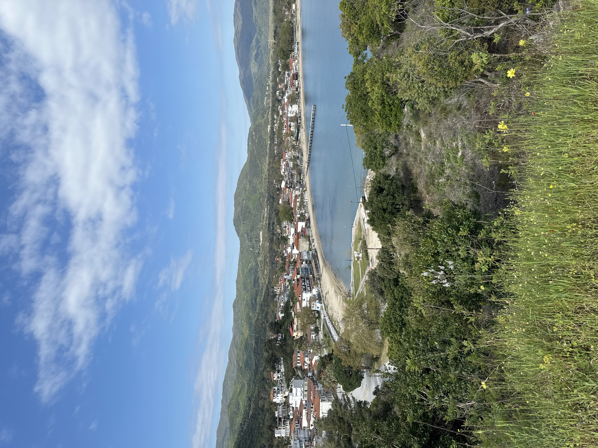Morning coastal view captured in Olympiada, Greece