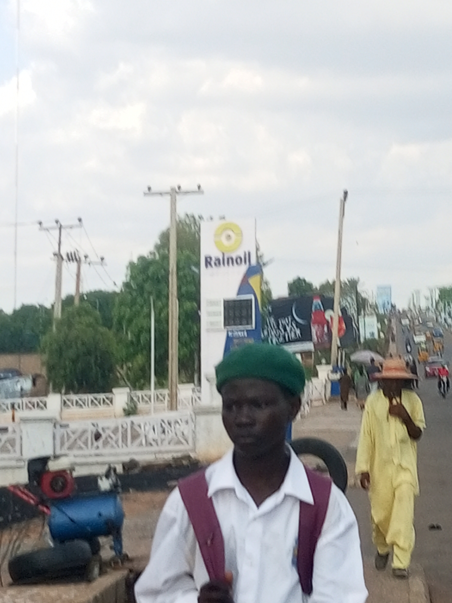 Street life and market activity in a busy urban neighborhood