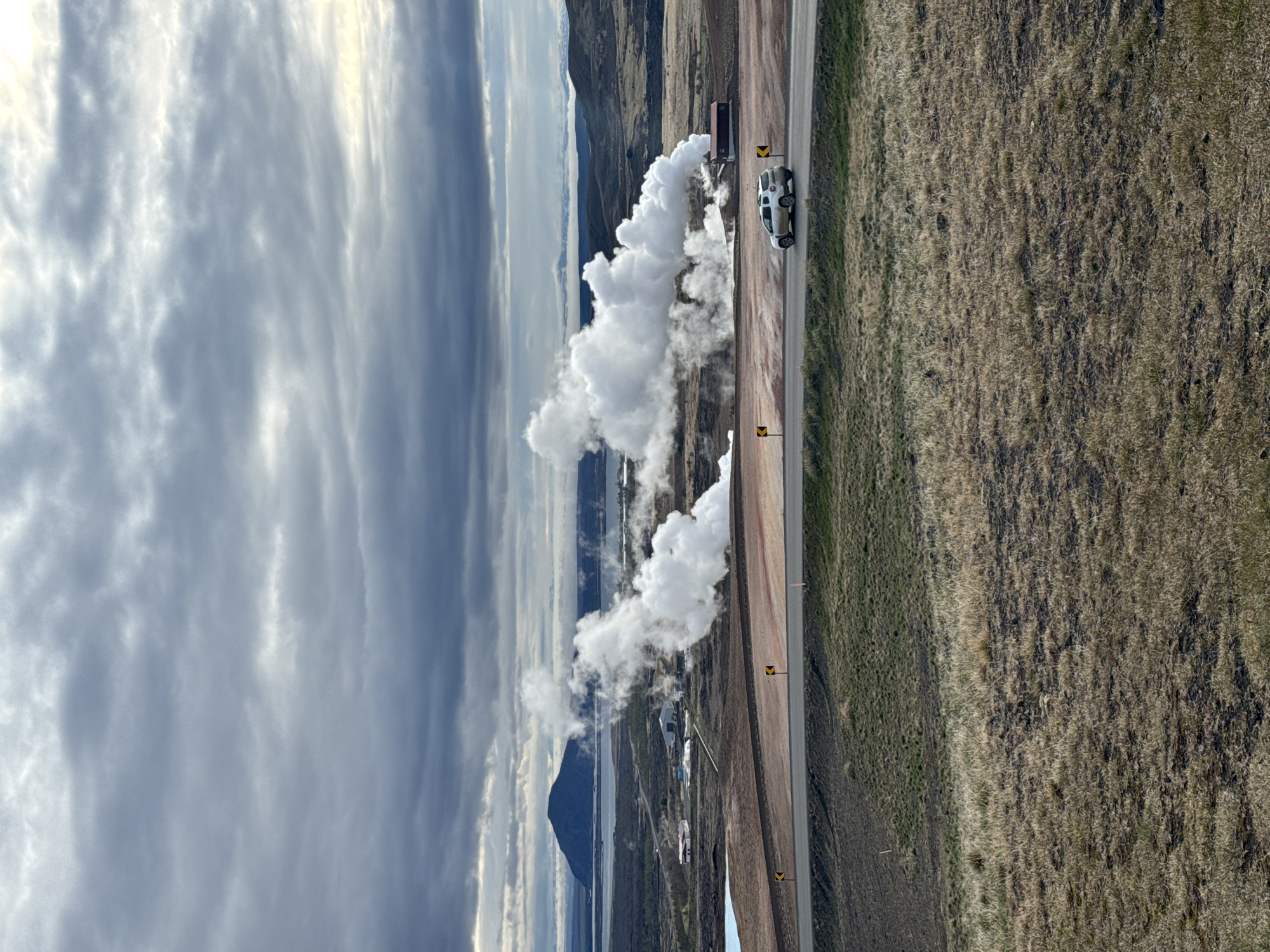 Geothermal activity documented in Reykjahlíð, Iceland volcanic landscape