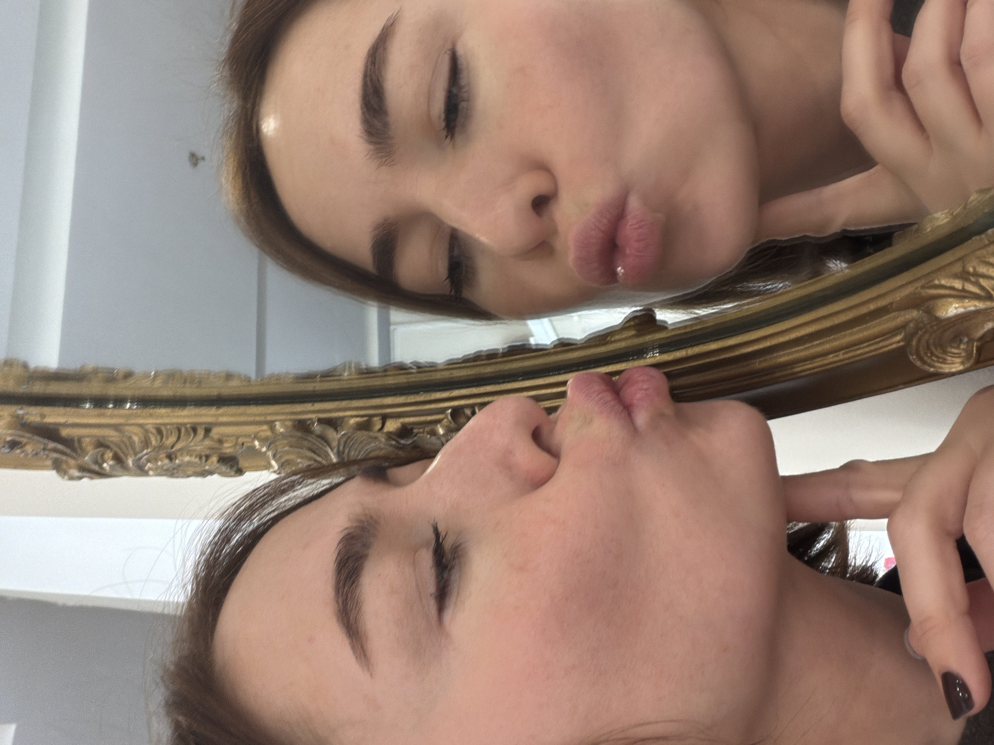 Multiple selfies taken in Ust-Ilimsk indoor location