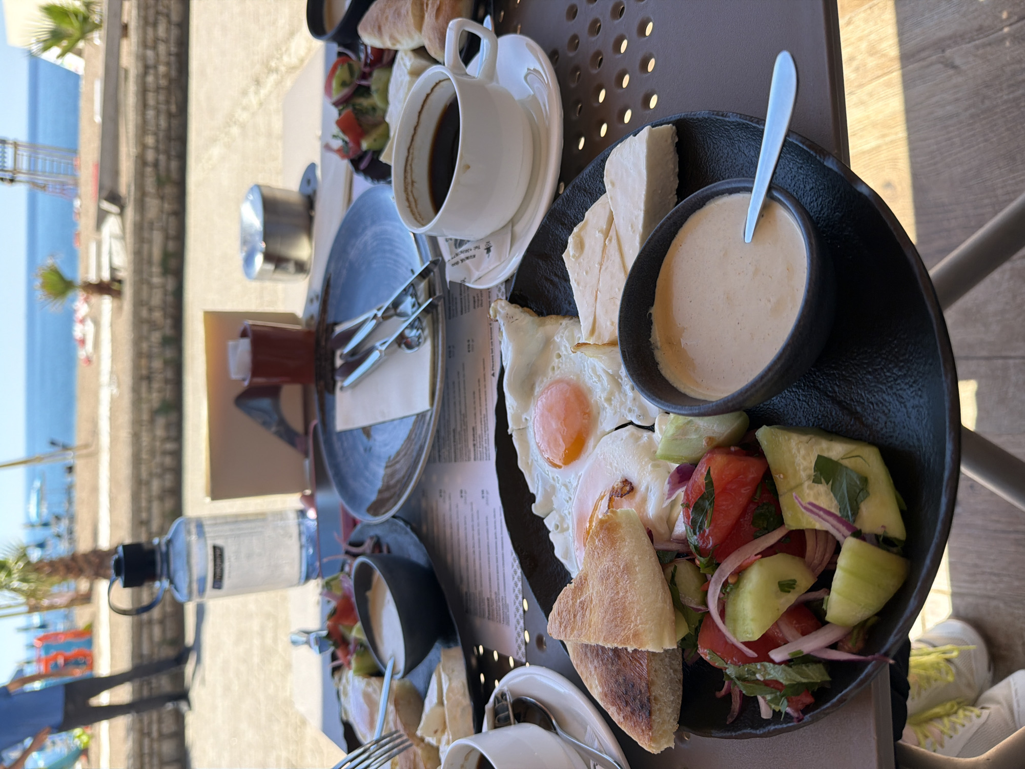 Morning breakfast and paragliding captured in Boreti, Montenegro