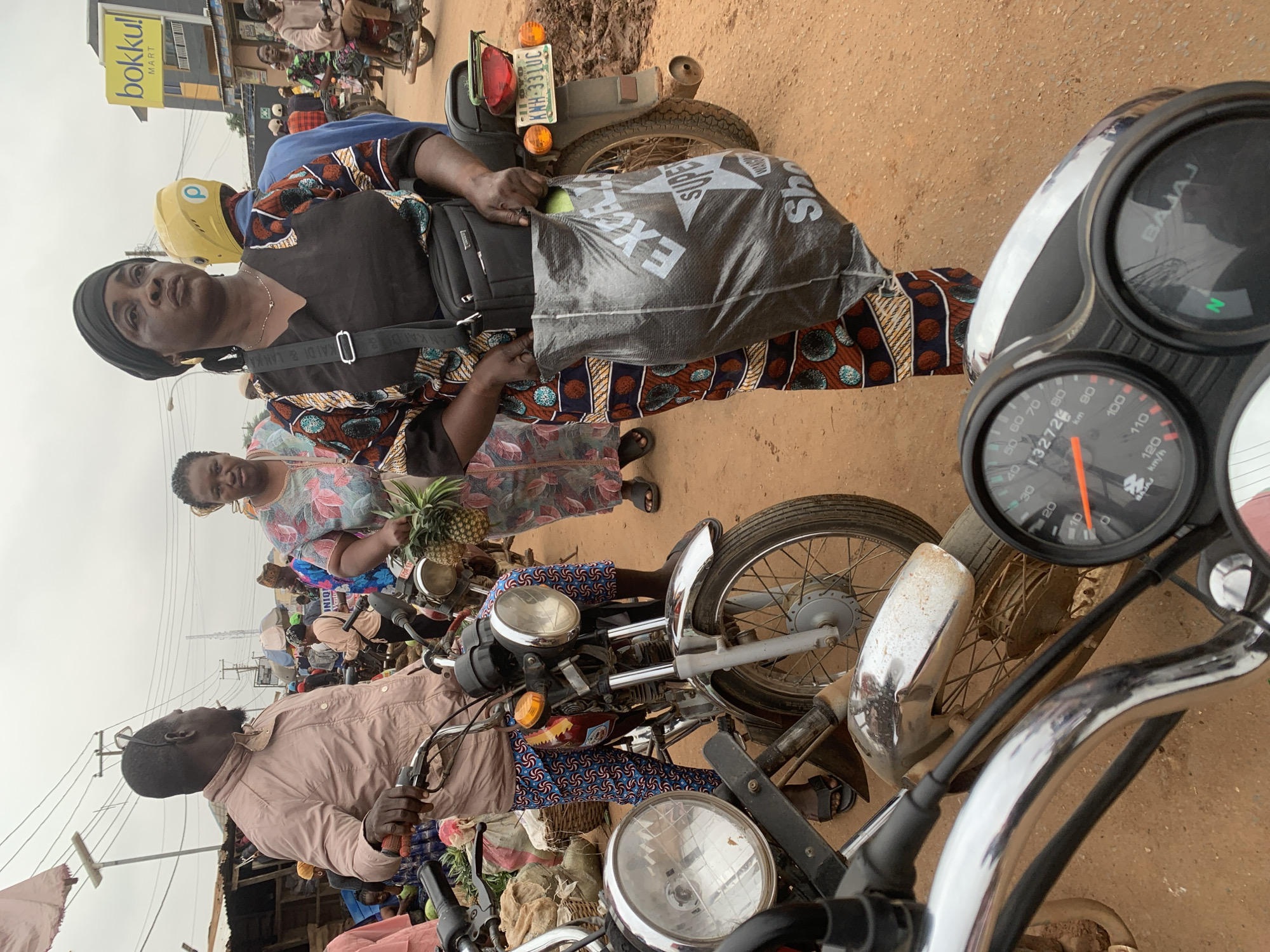 Morning market trade in full swing across Shagamu, Nigeria