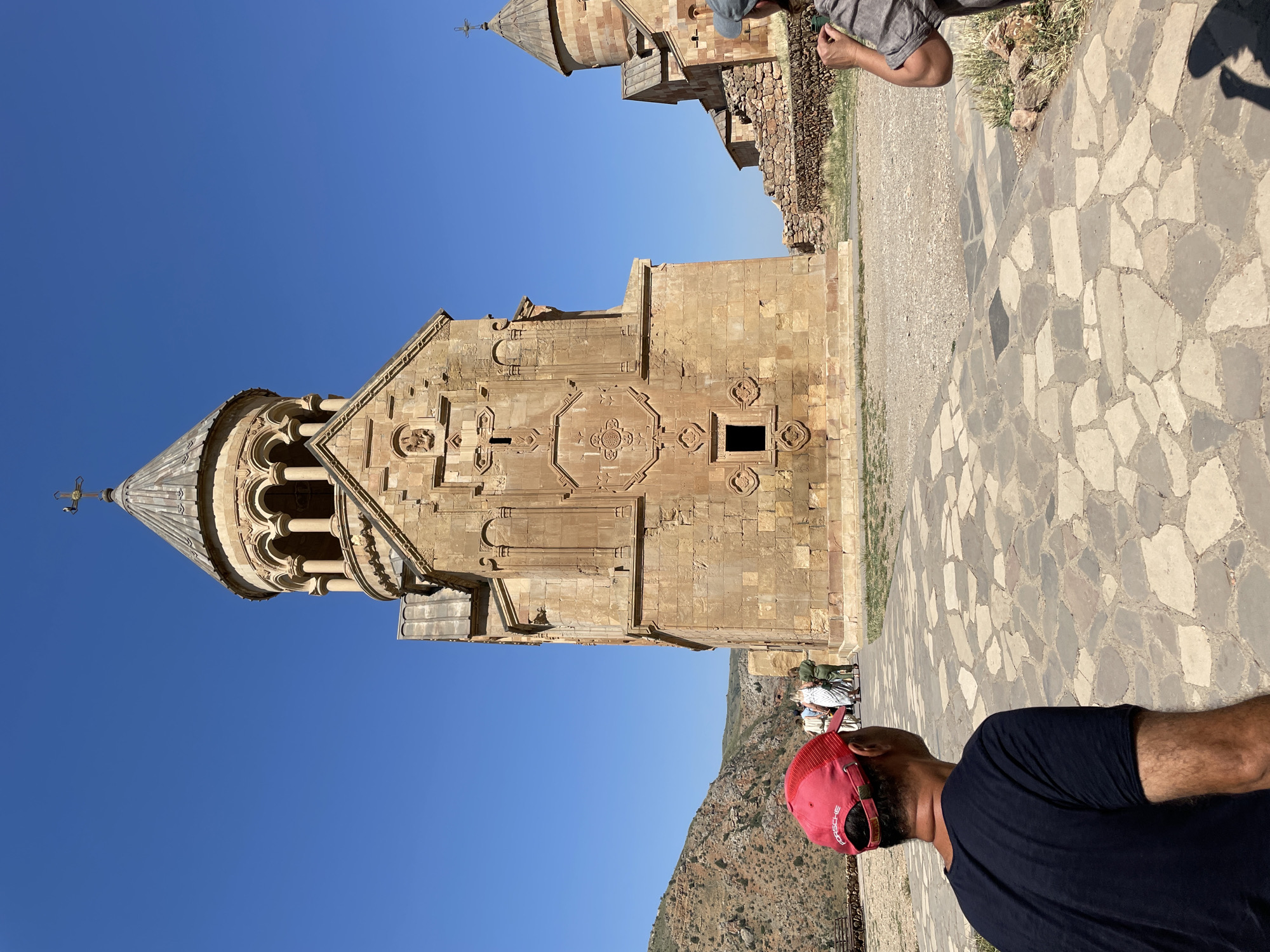 Noravank Monastery and its red rock canyon, Areni
