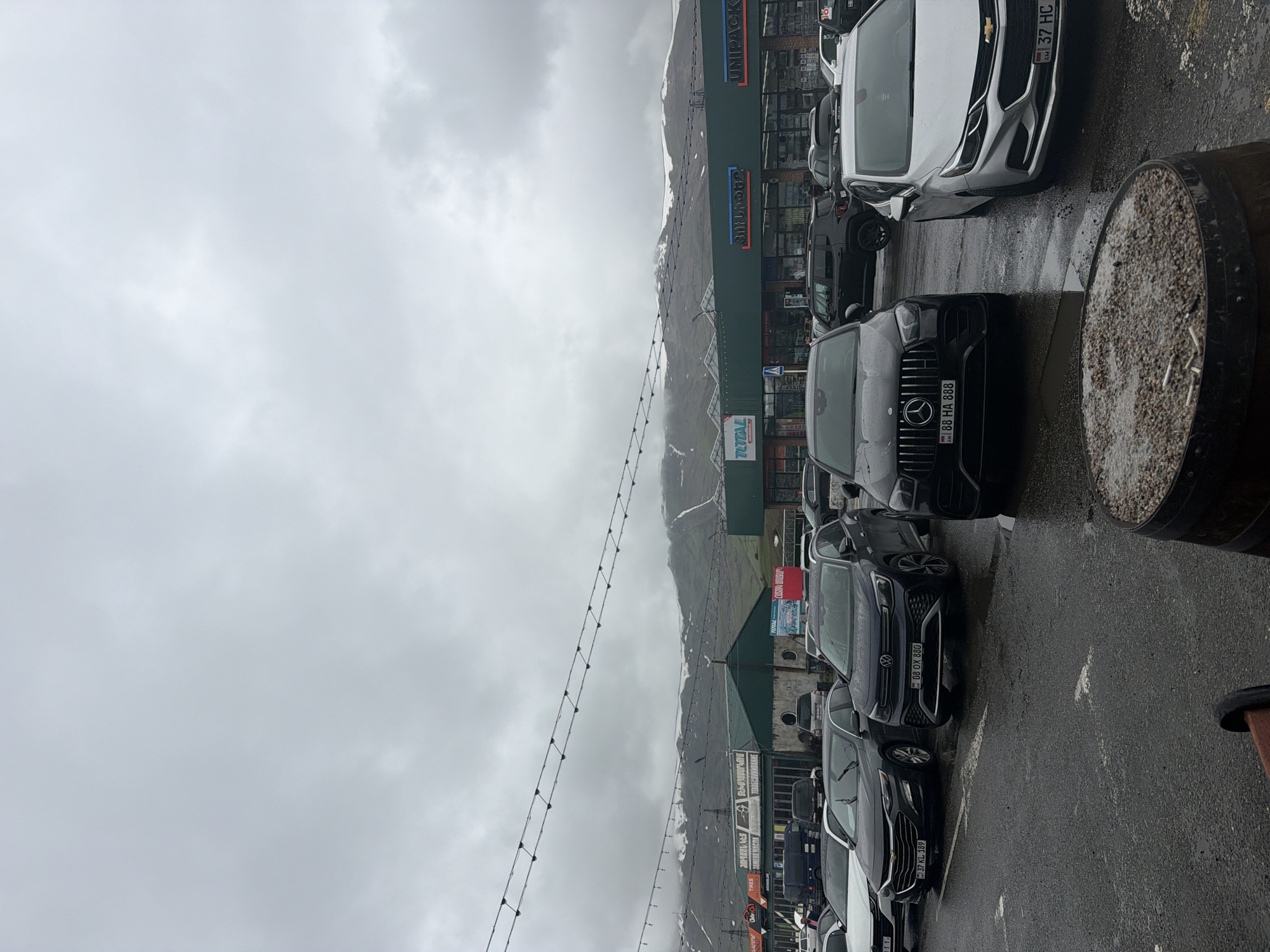 Overcast morning street scenes documented in Tsovagyugh, Armenia