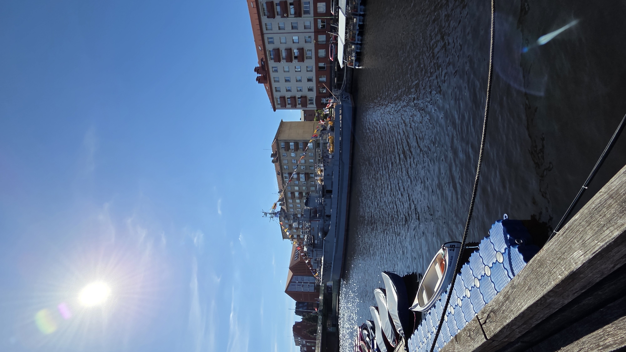 Sunny afternoon stroll through Klaipėda's waterfront and old town
