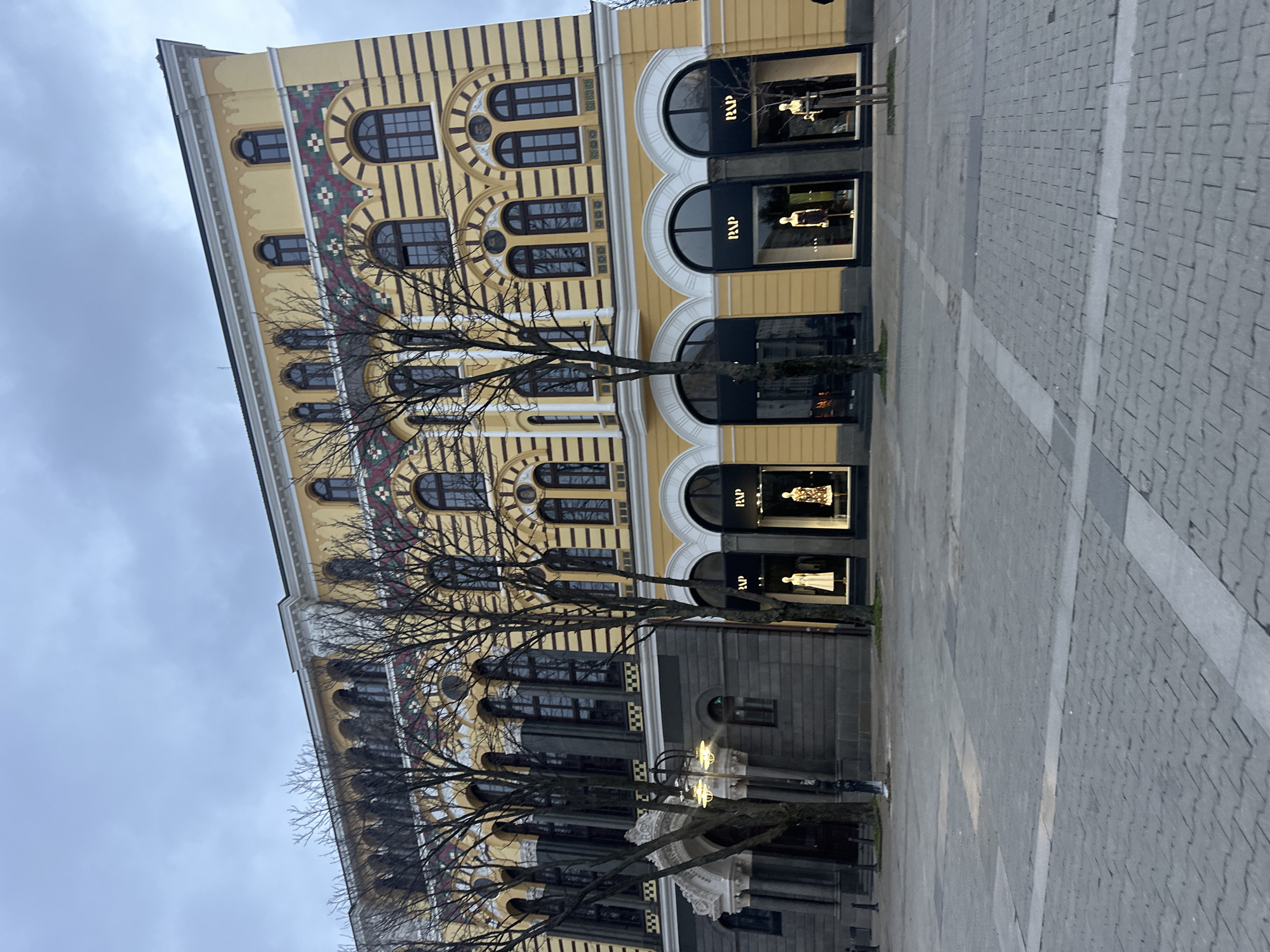 Sofia city center documented across multiple locations during evening hours