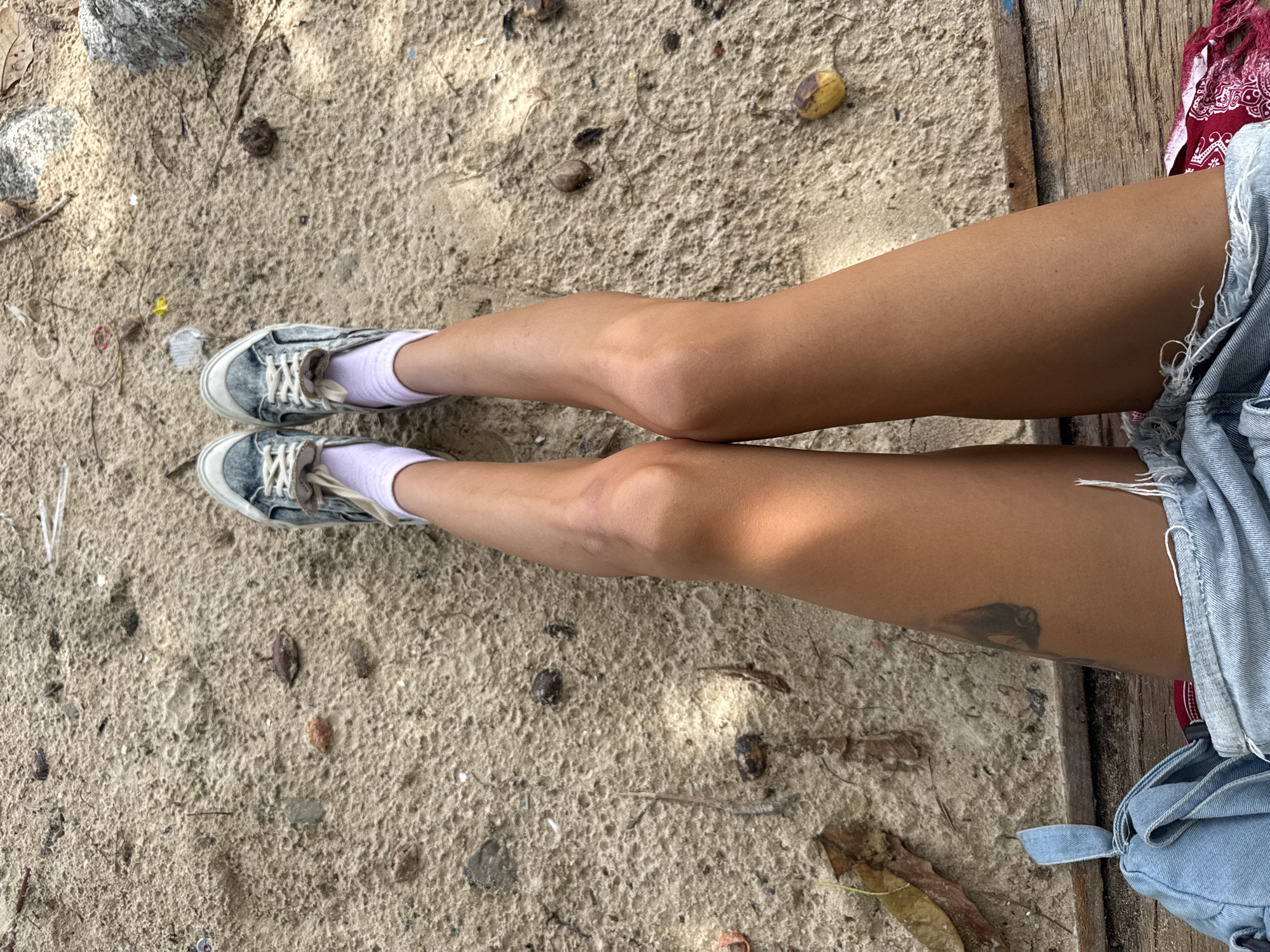 Early morning beach hang in Choeng Thale, Thailand