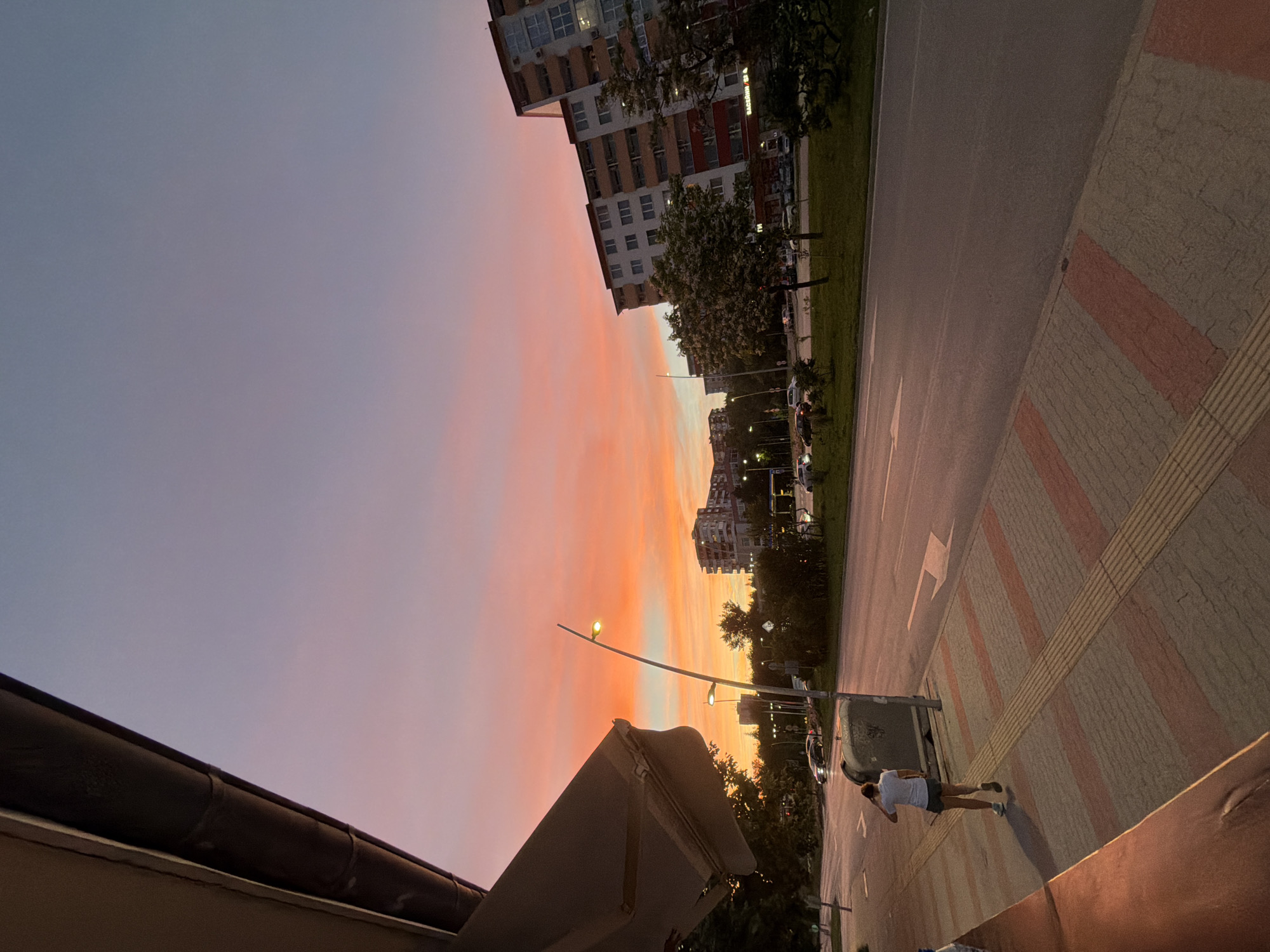 Sunset hour on the streets of Veliko Tarnovo
