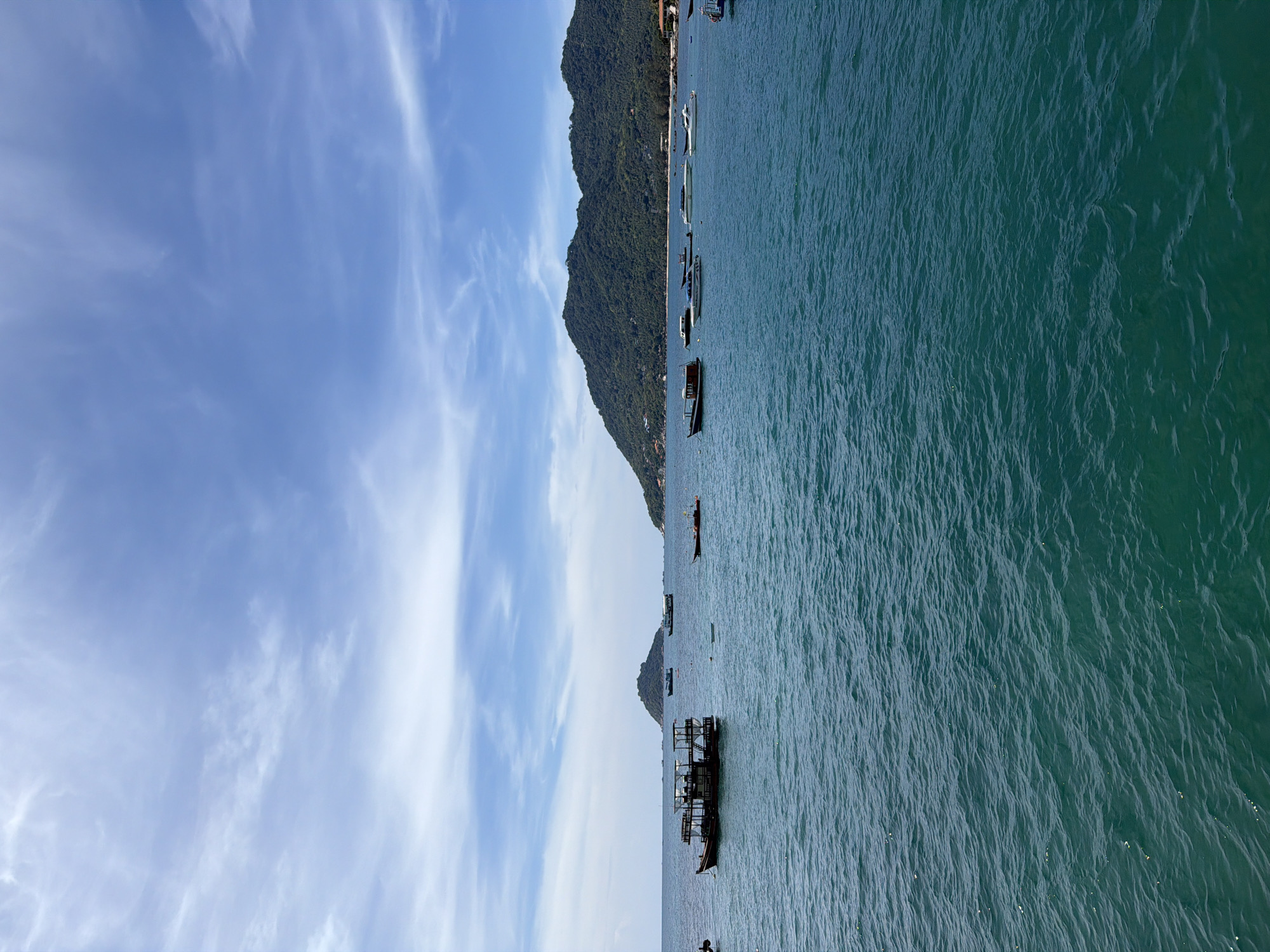 Morning boat activity recorded at Ko Tao pier