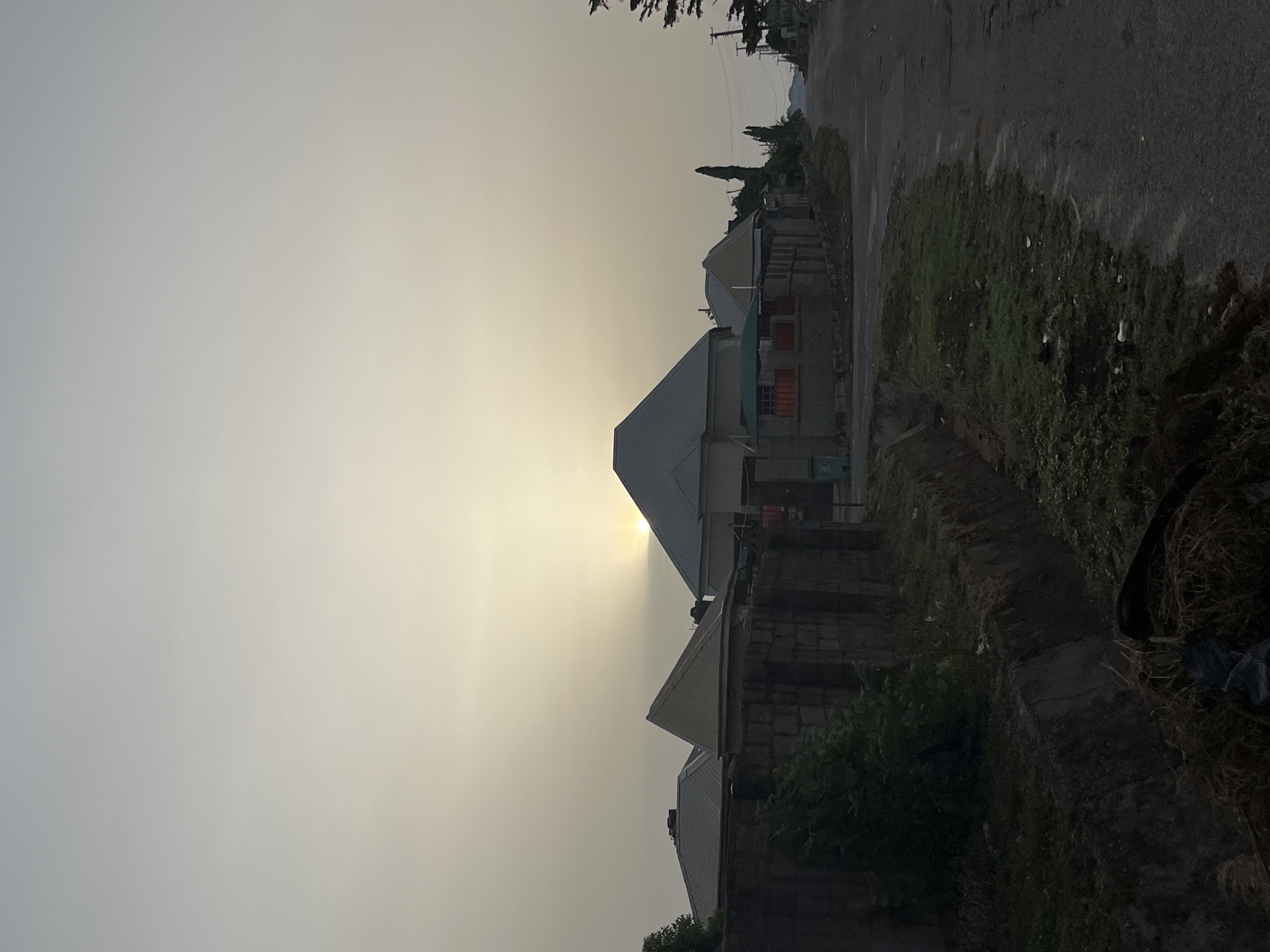Early morning residential life documented in Abuja neighborhood