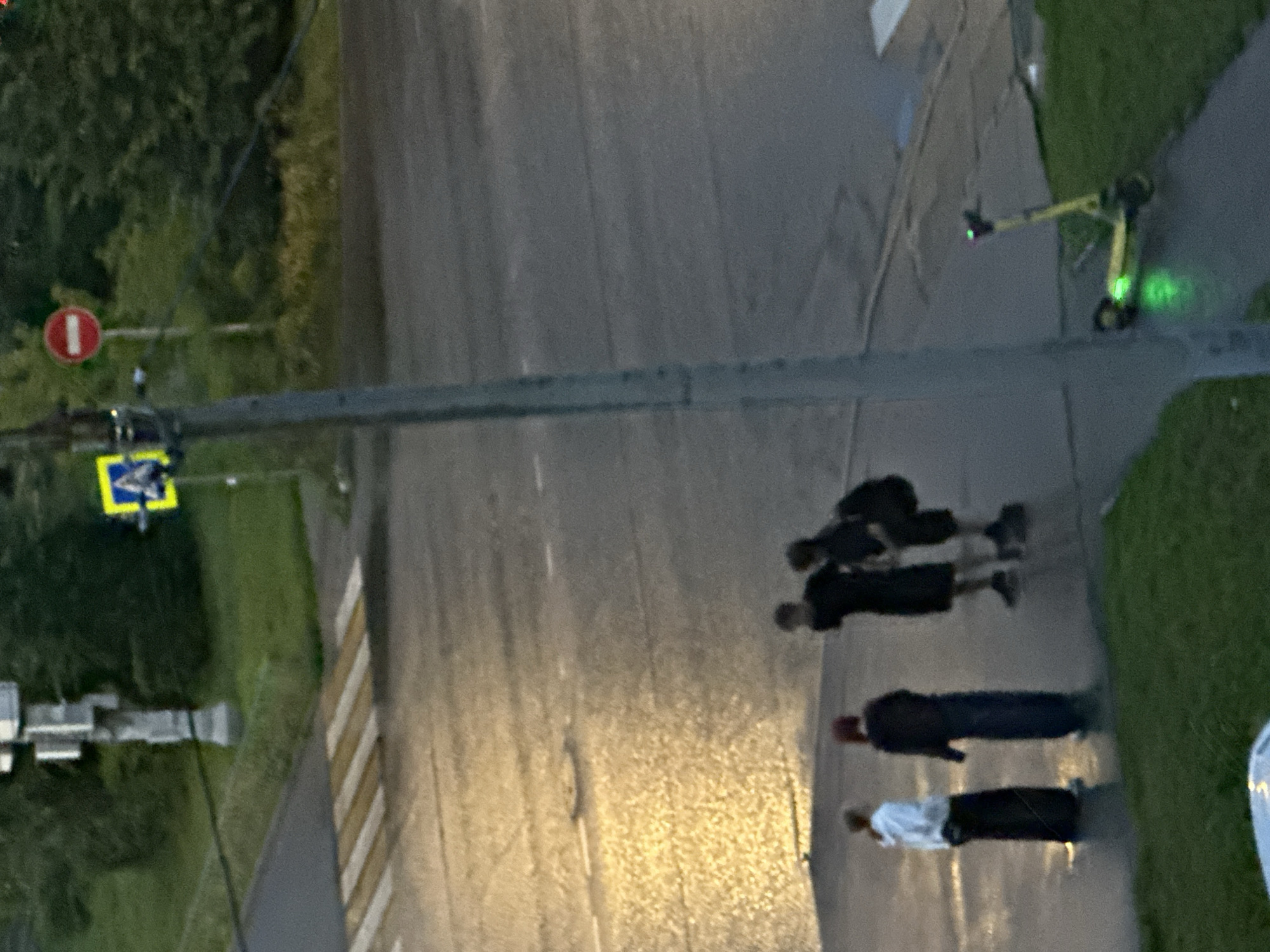 Wet evening in Podolsk: streets, apartment blocks, and home life