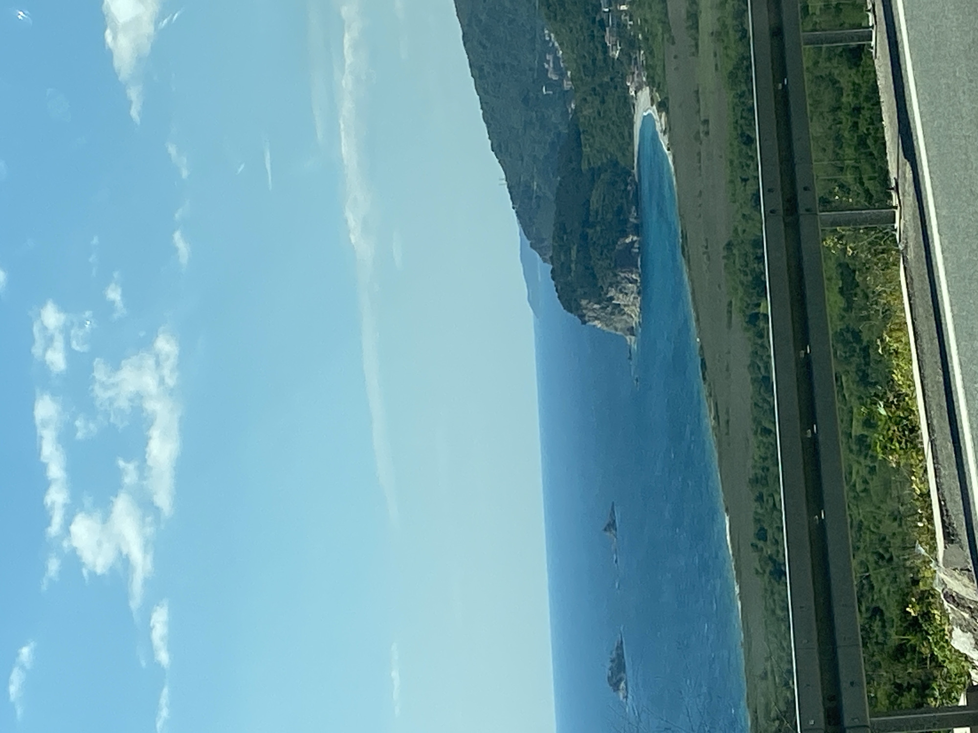 Coastal panorama captured from elevated viewpoint in Montenegro