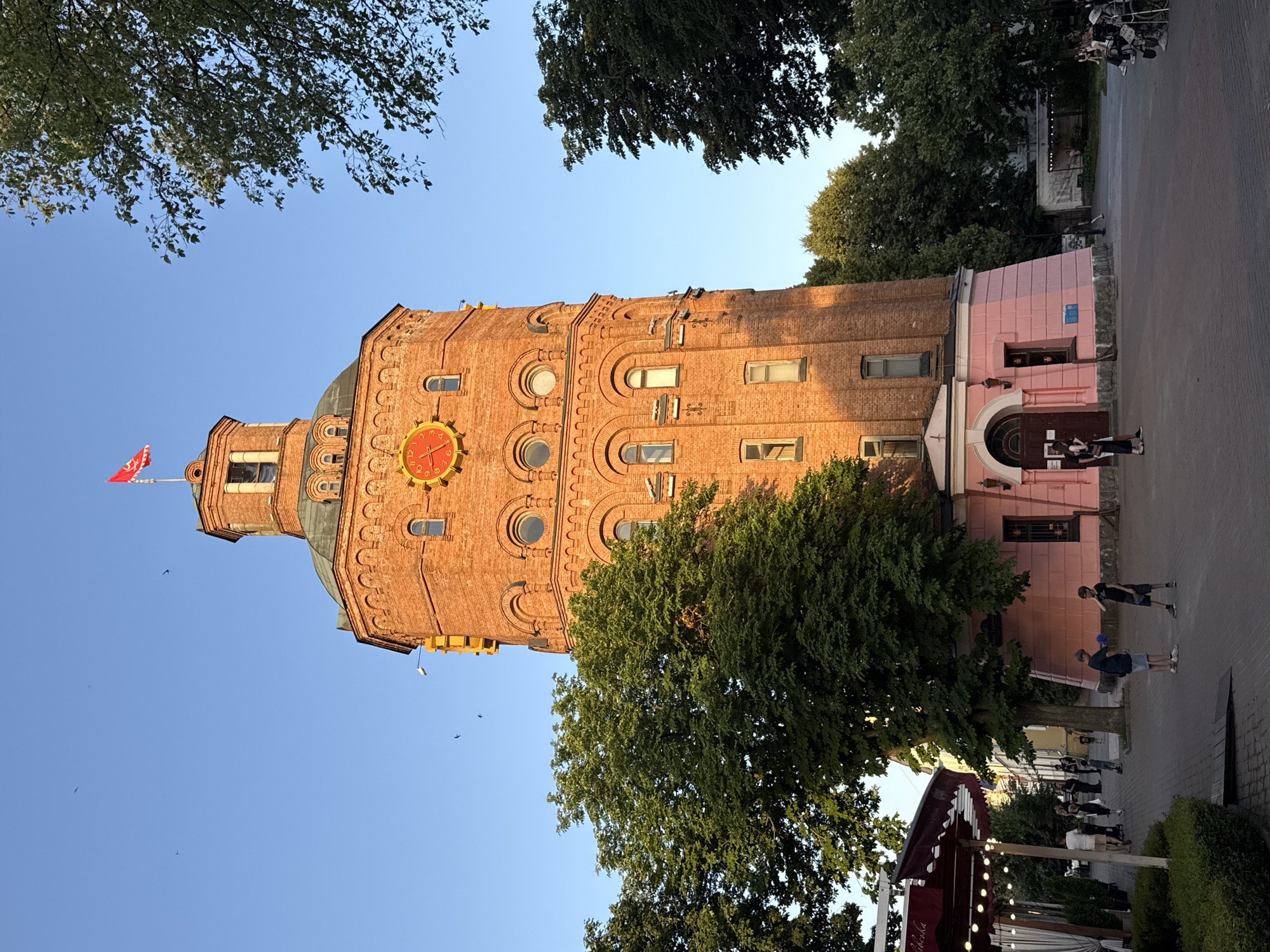 Afternoon around Vinnytsia's Water Tower square and city streets