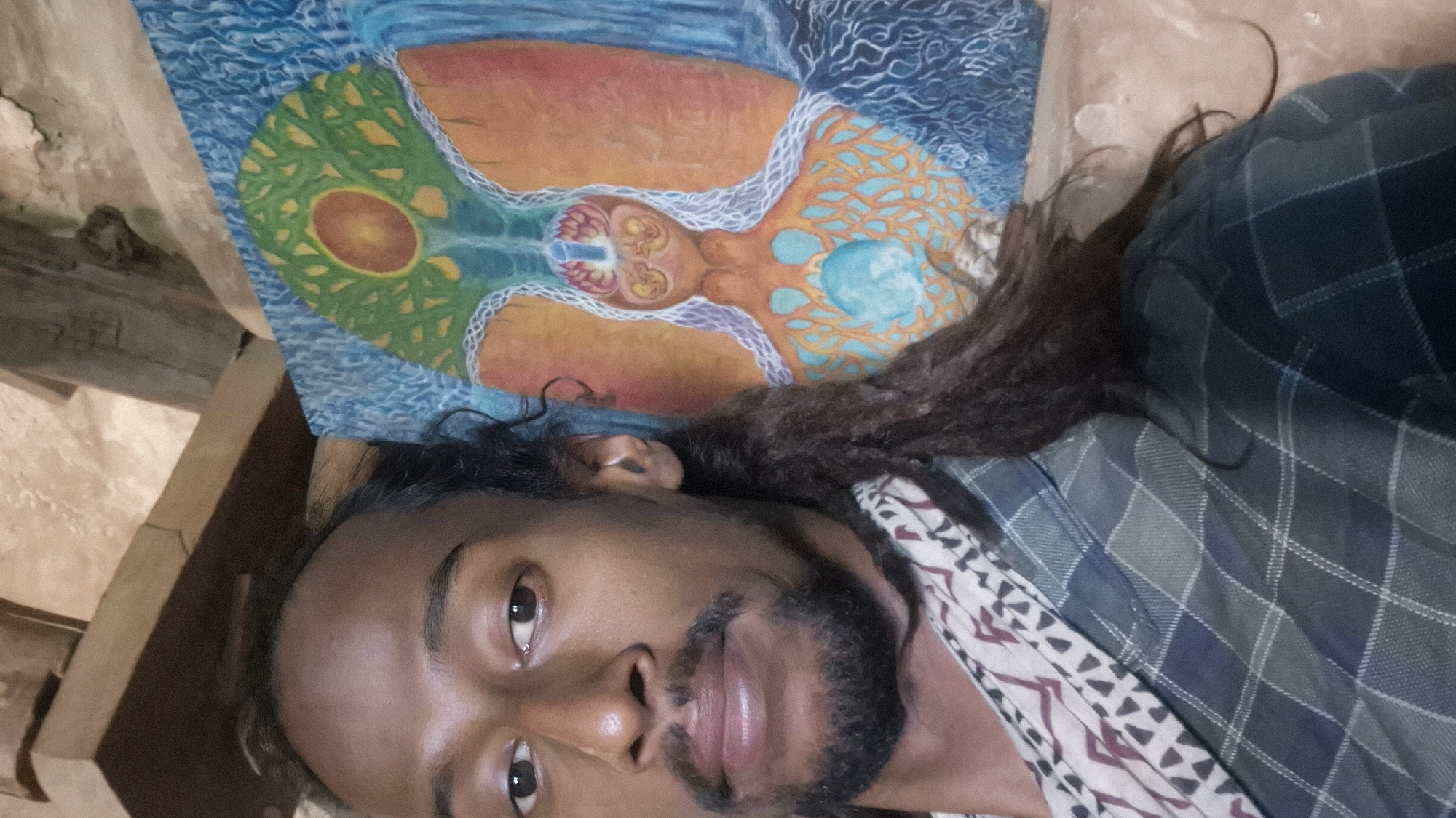 Lazy morning in Shila: portraits, hammock, and stained glass light