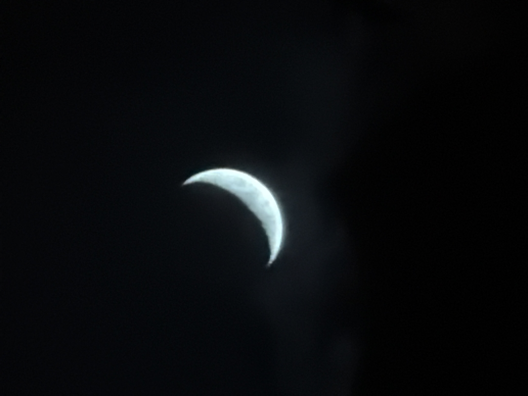 Crescent moon observed over Tbilisi skies Tuesday evening