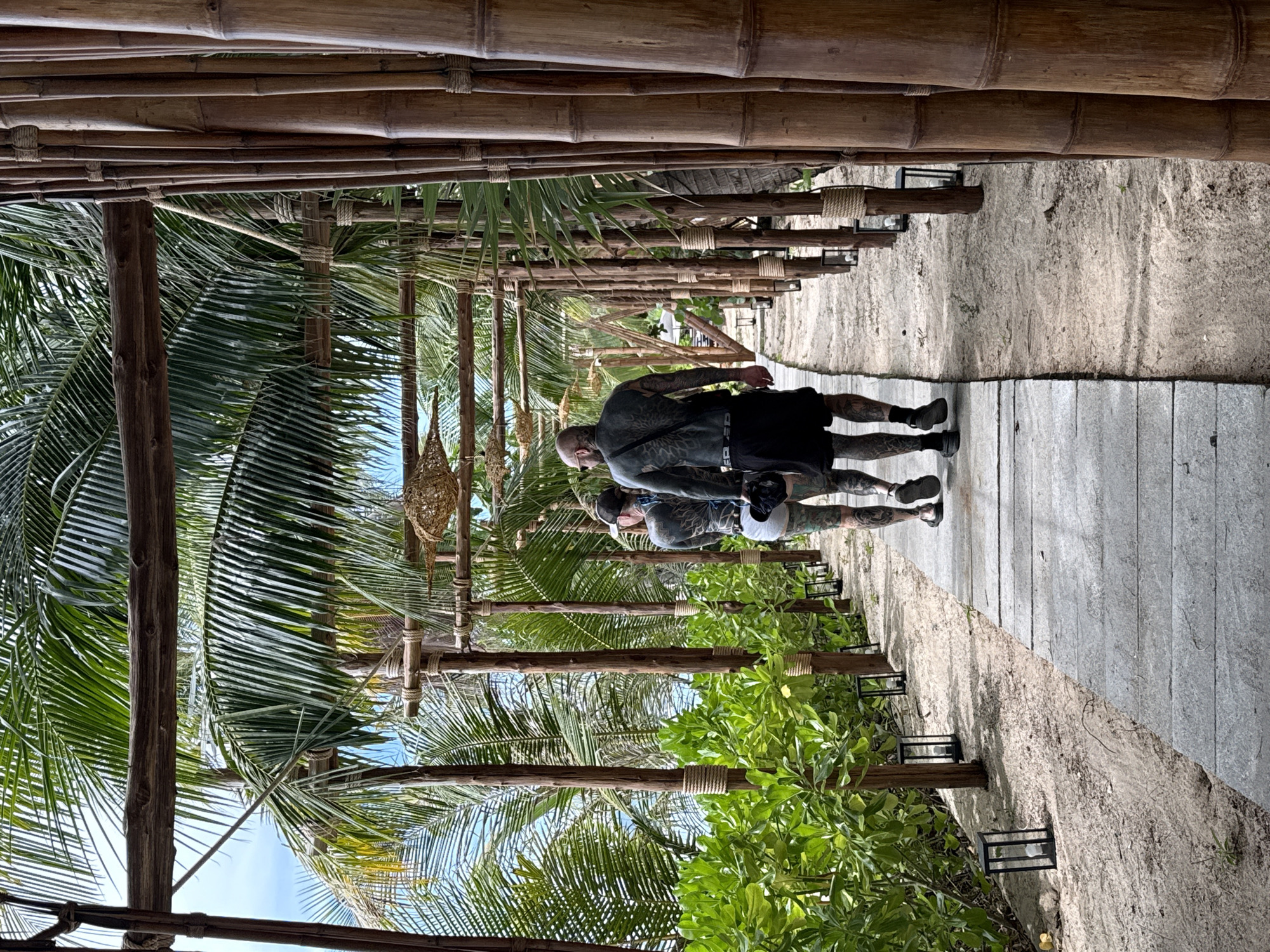 Quiet beachside scene at a Baan Tai resort bay