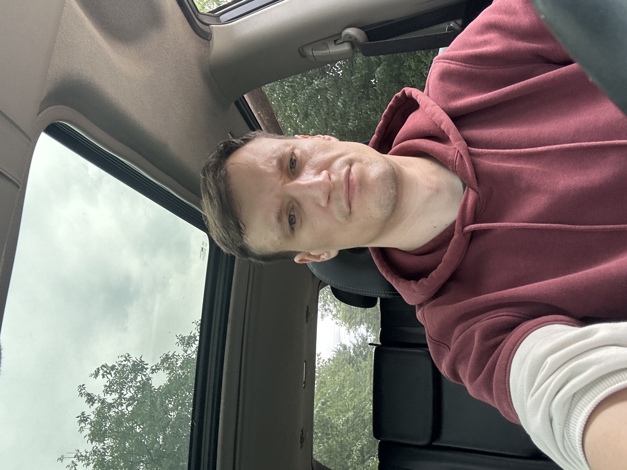 Driver's seat portrait in Korchivka, Ukraine