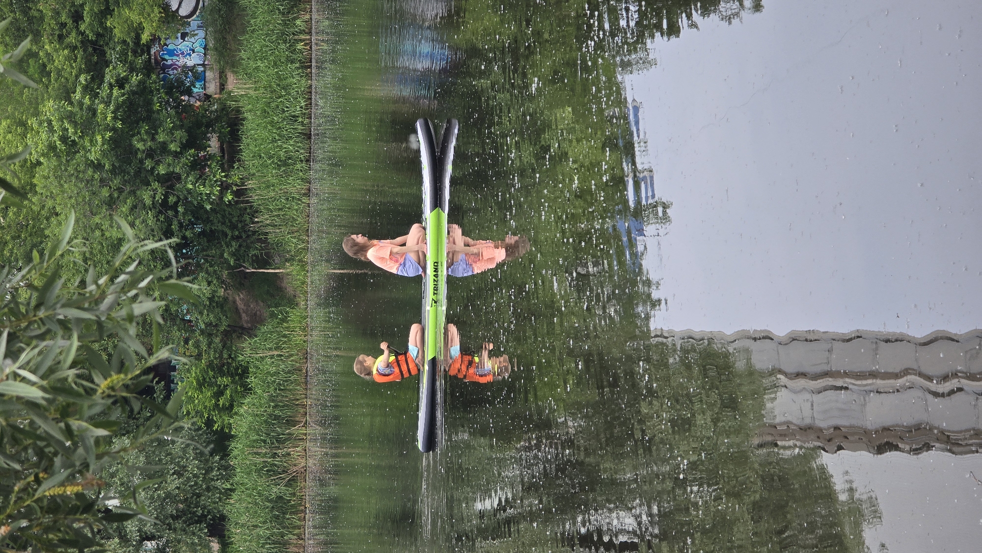 Morning recreation captured around Kyiv waterways and parks