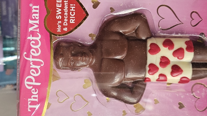 Novelty 'Perfect Man' chocolate figure spotted in Mexican town