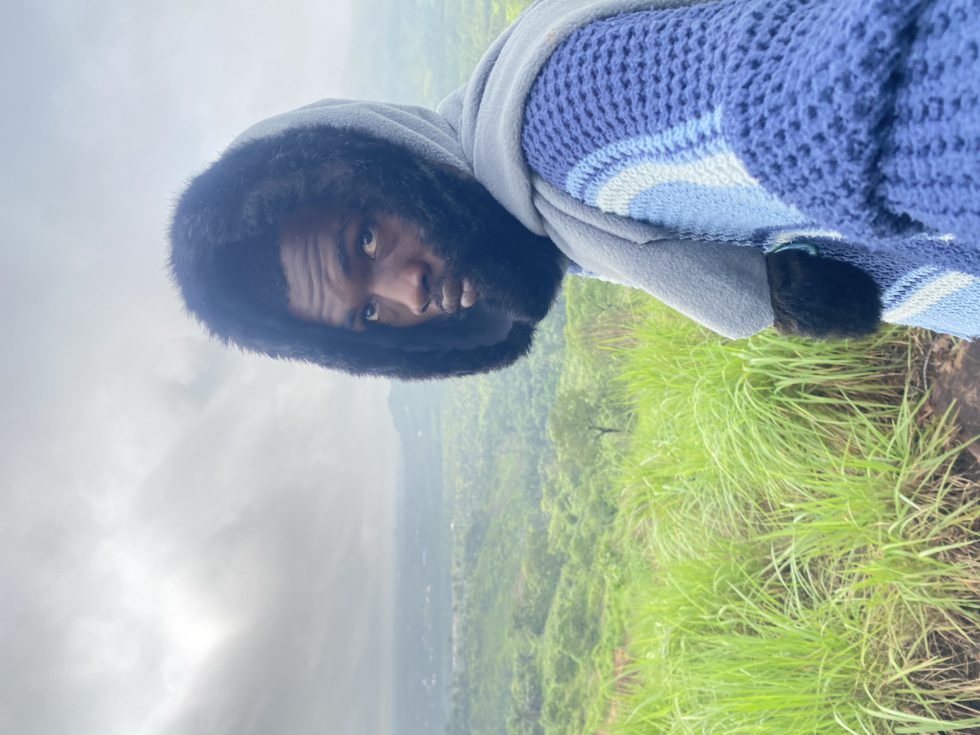 Misty hillside morning in Achara, with a personal dedication