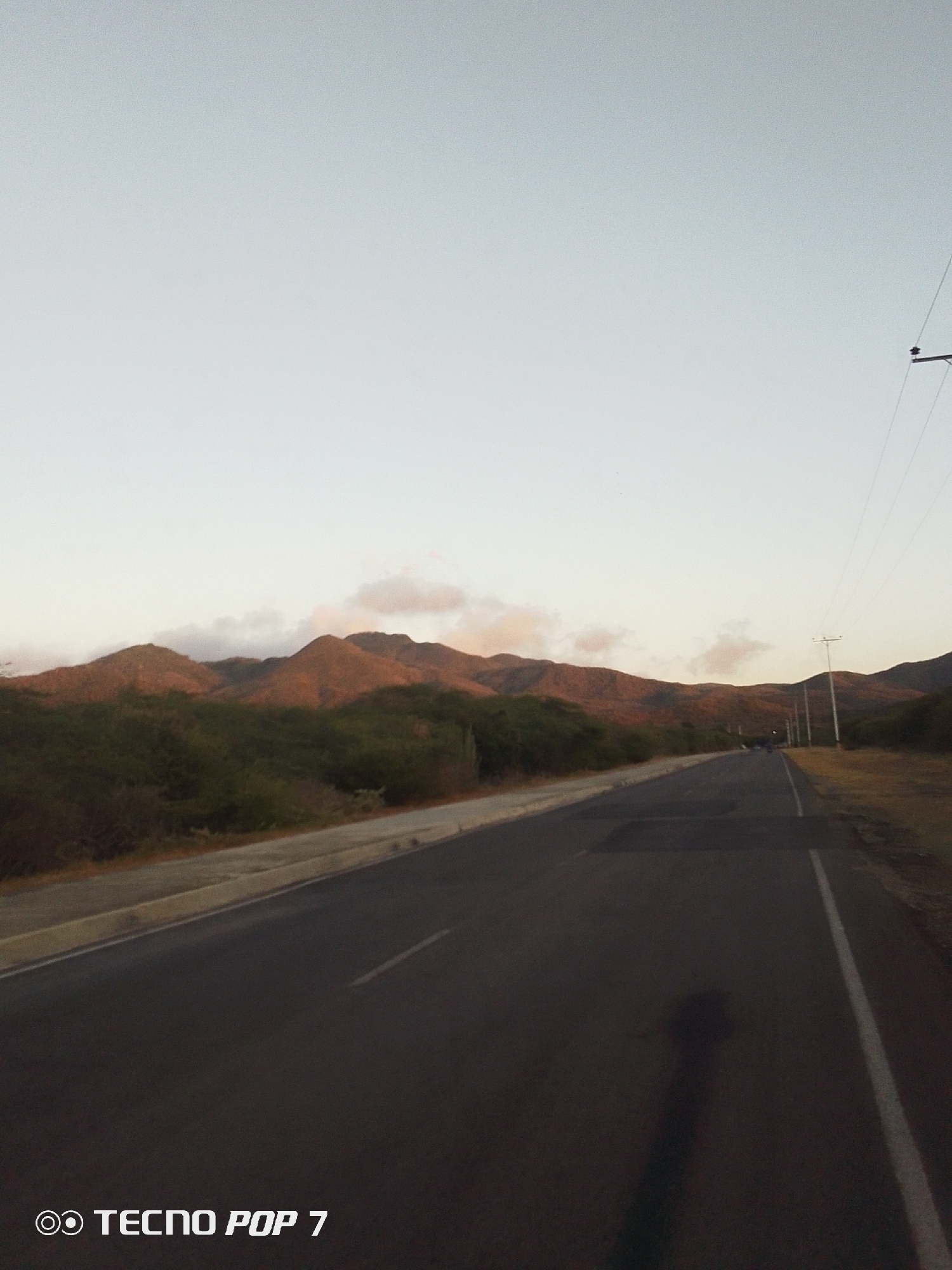 Mountain road landscapes documented in Altagracia, Venezuela