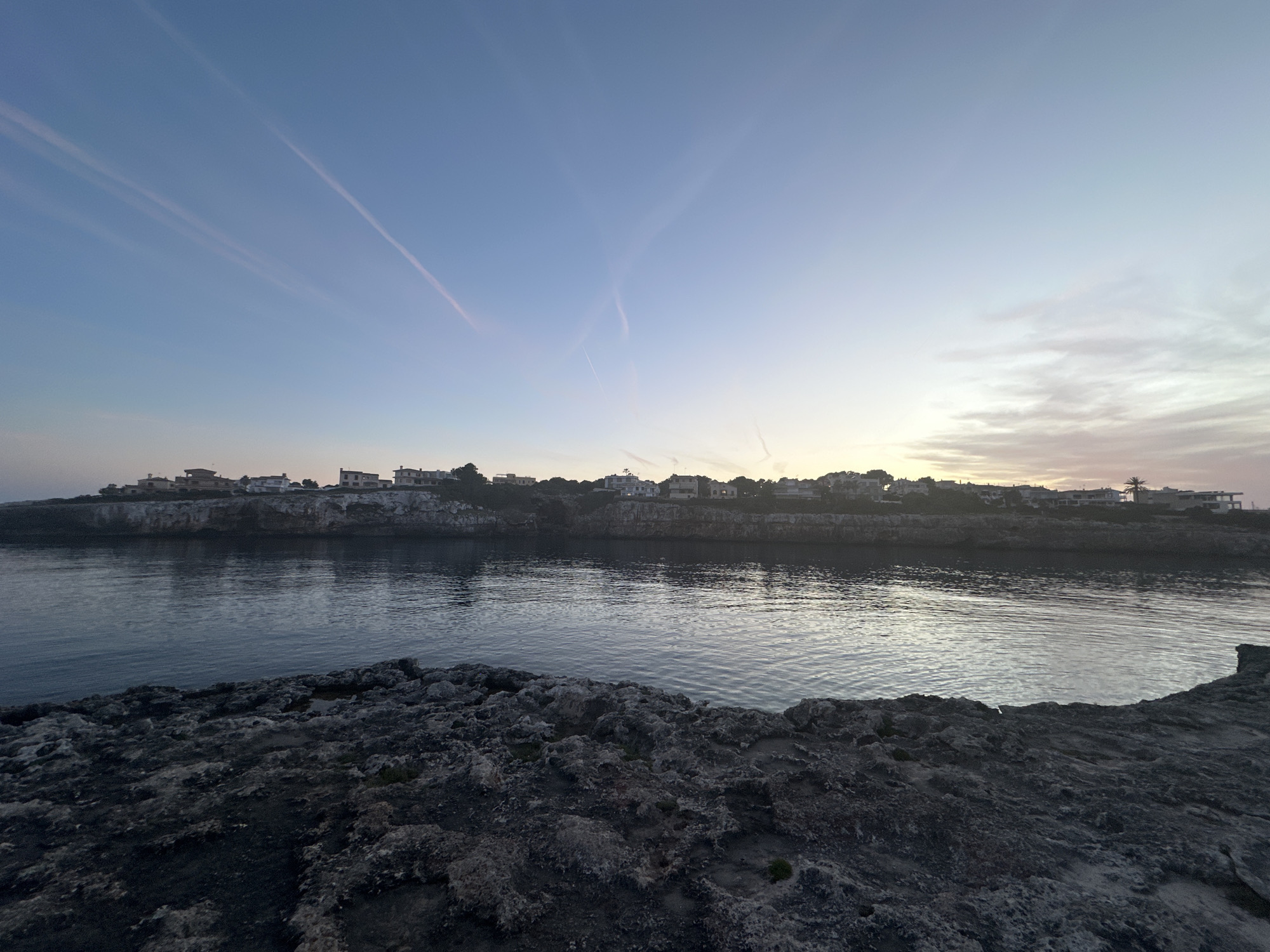 Evening coastal view captured in Manacor, Spain