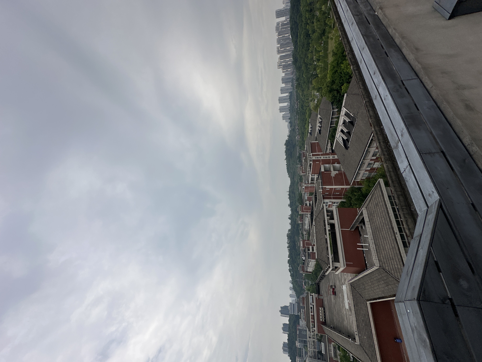Morning documentation of Chongqing High-tech Zone buildings and spaces