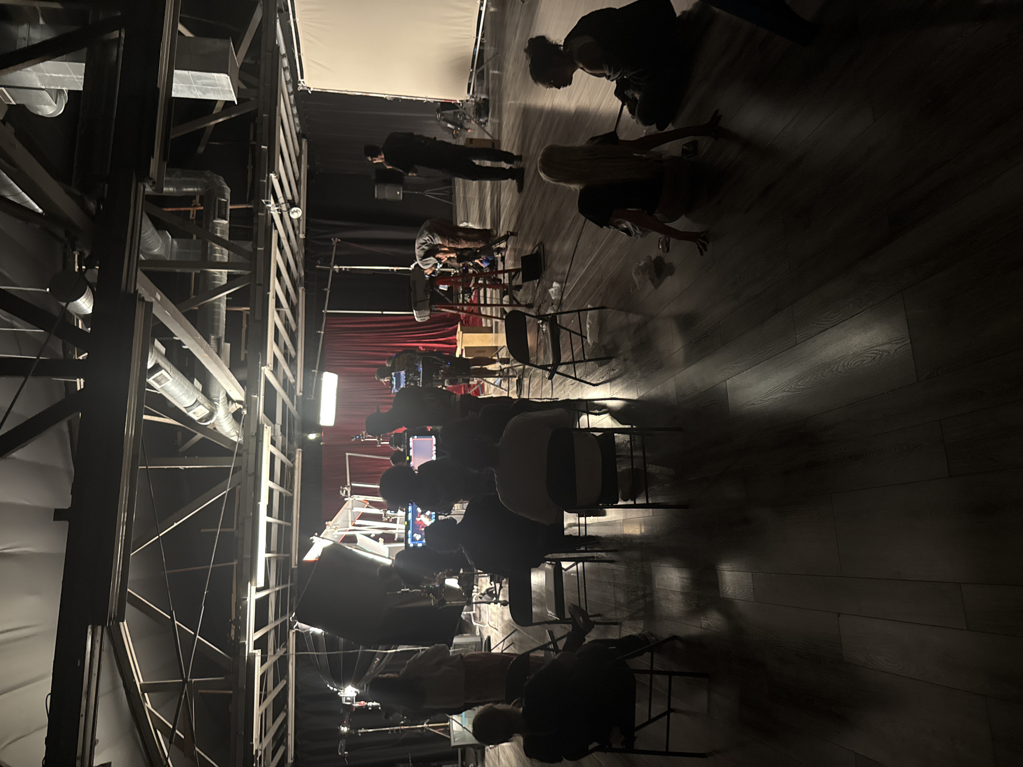 Studio scene captured with seated individuals in Burbank