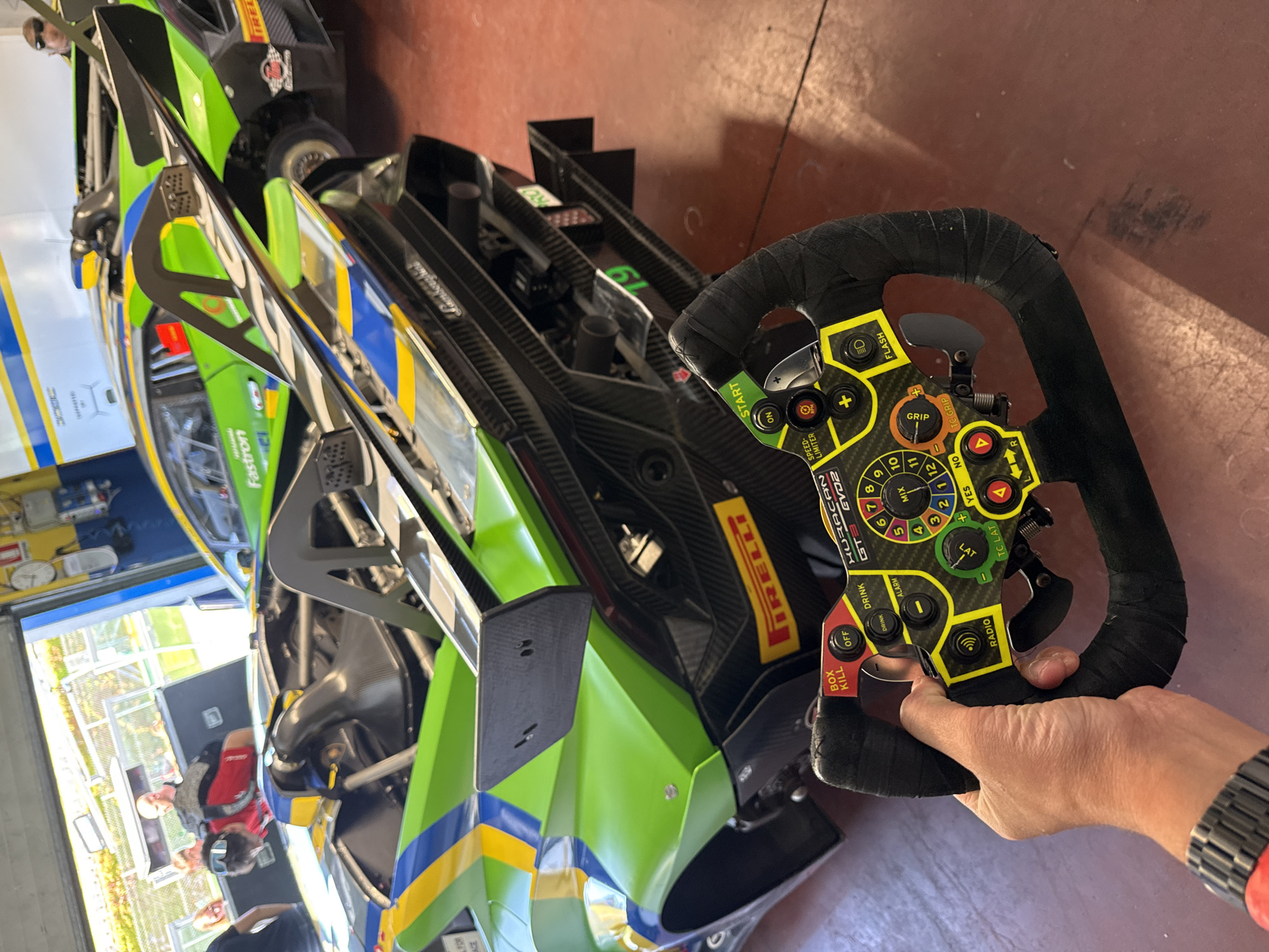 Huracan GT3 race car spotted in Campagnano workshop