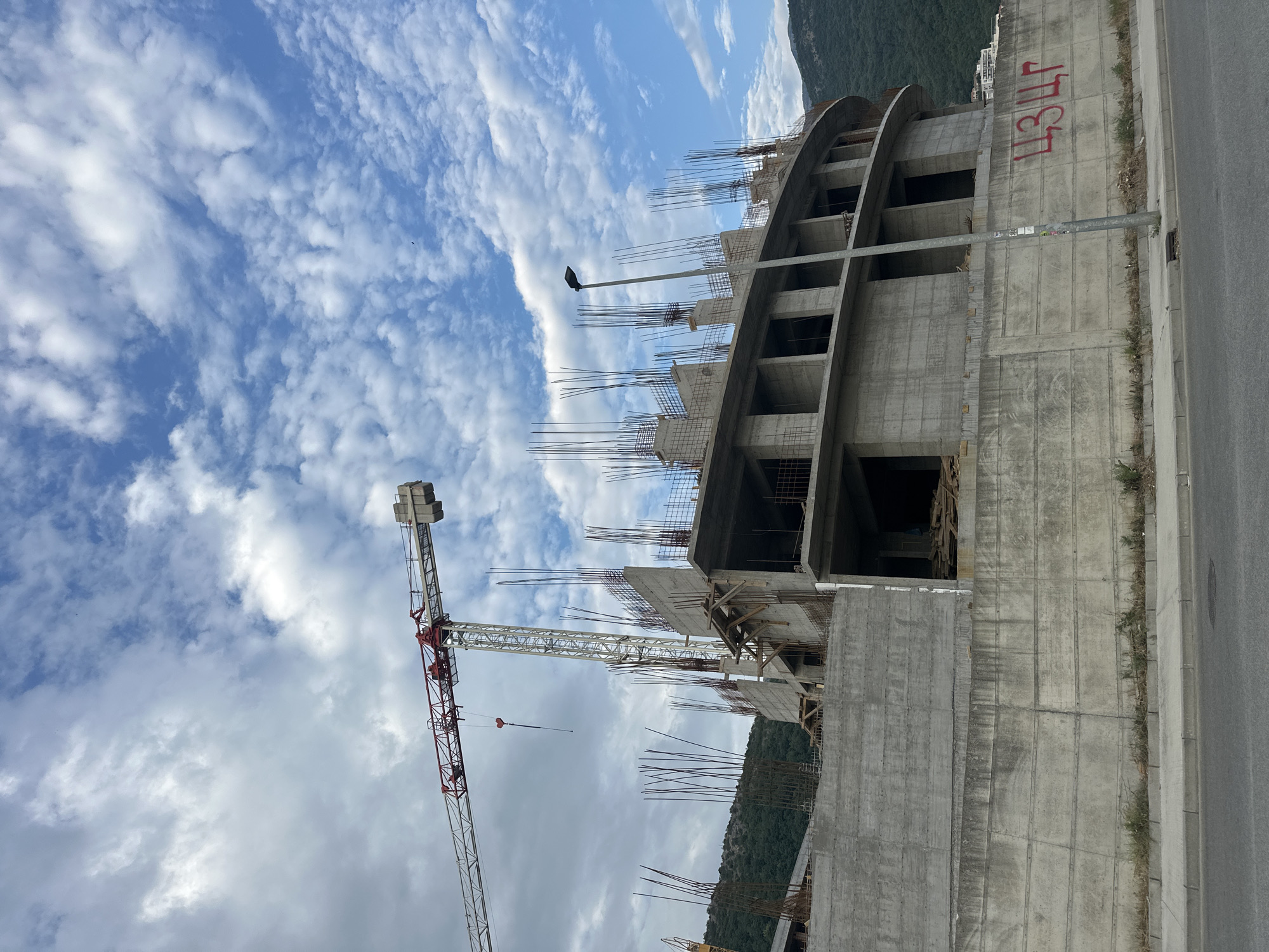 Boreti's coastal construction boom, shot from multiple angles
