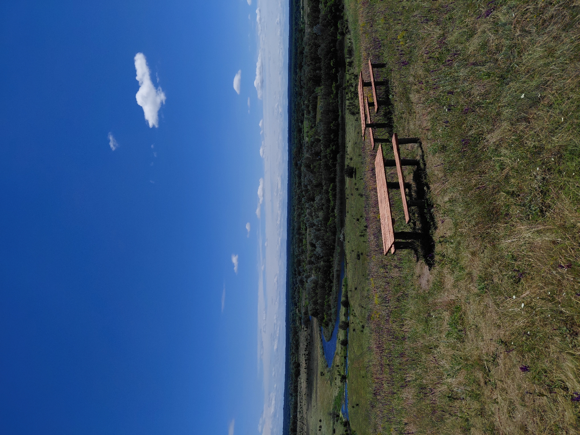 Ukrainian countryside landscape with scenic overlooks and rural pathways