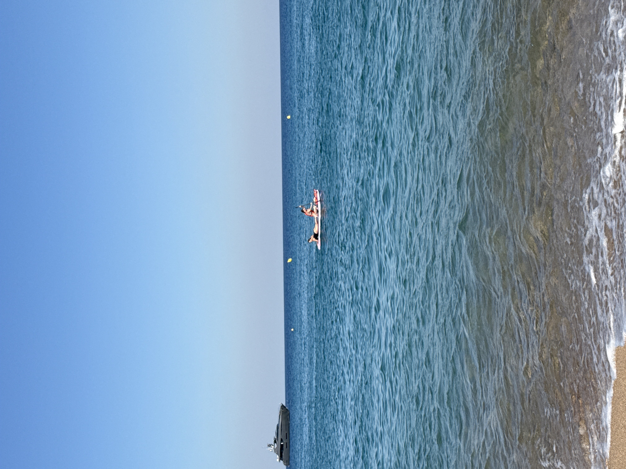 Lazy afternoon on the water in Blanes, Spain