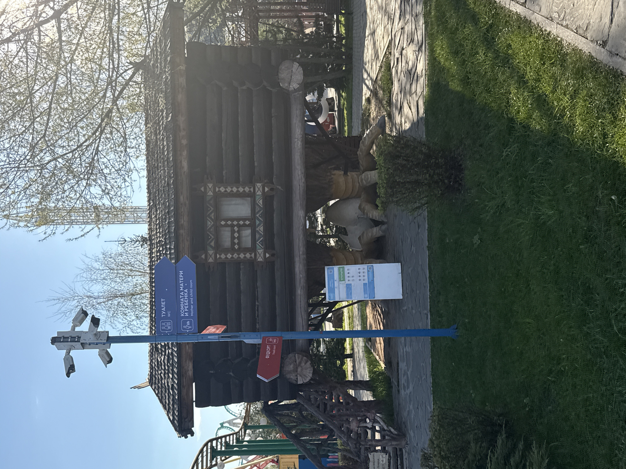 Moscow tourists visit Izmailovo Kremlin fairground attractions