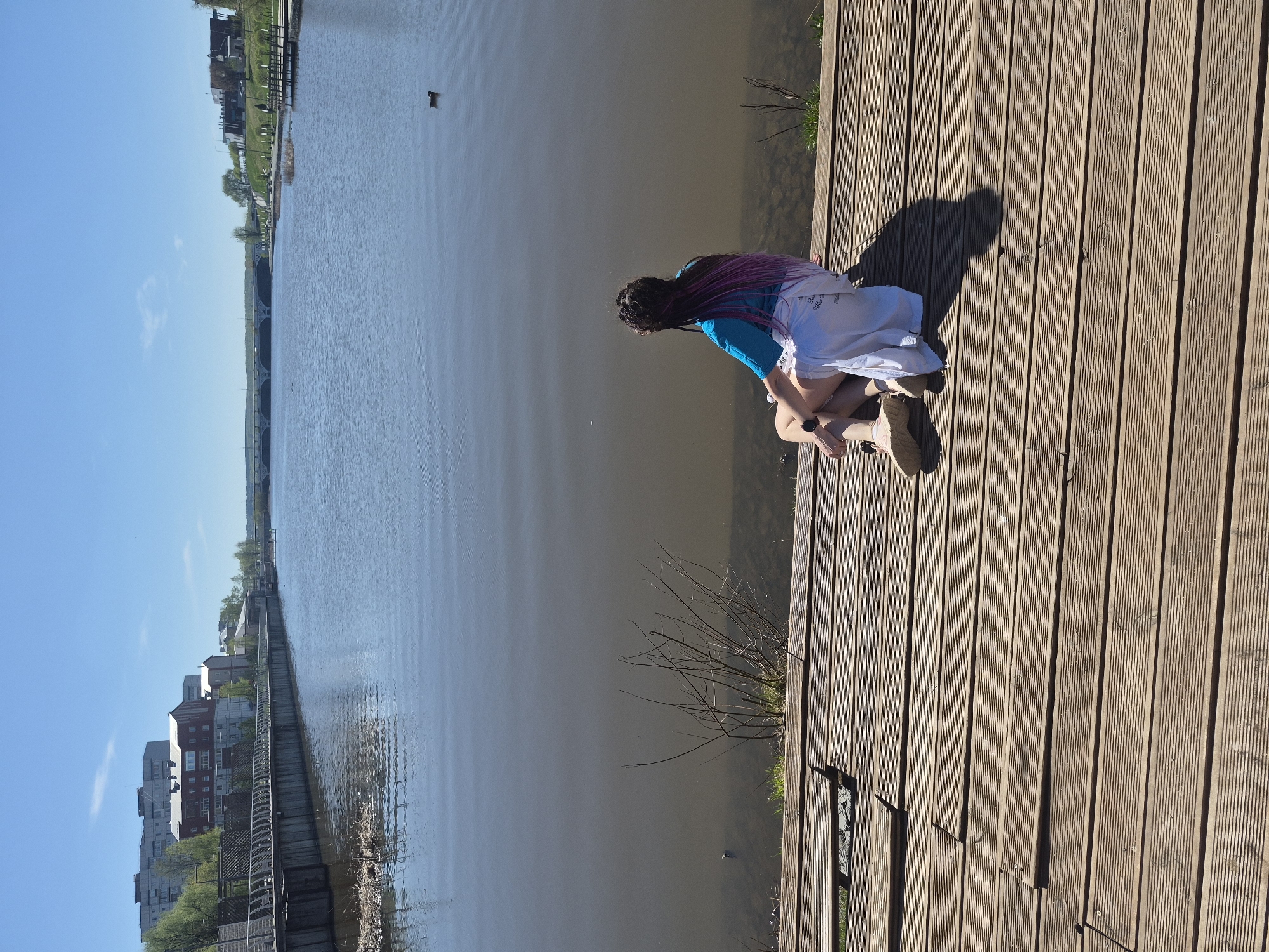 Morning life documented around Votkinsk waterfront and parks