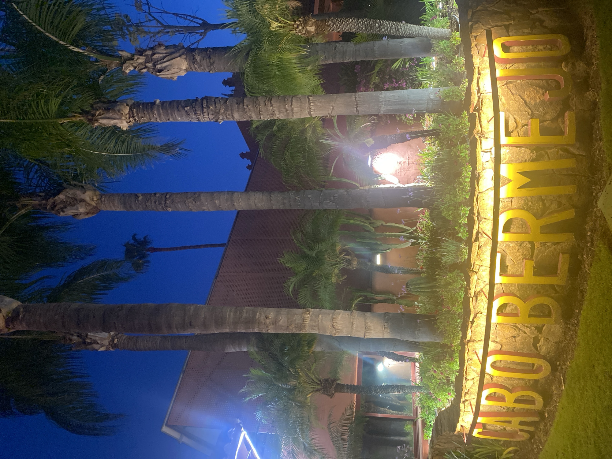 Dusk at Cabo Bermejo resort, Estepona, Costa del Sol