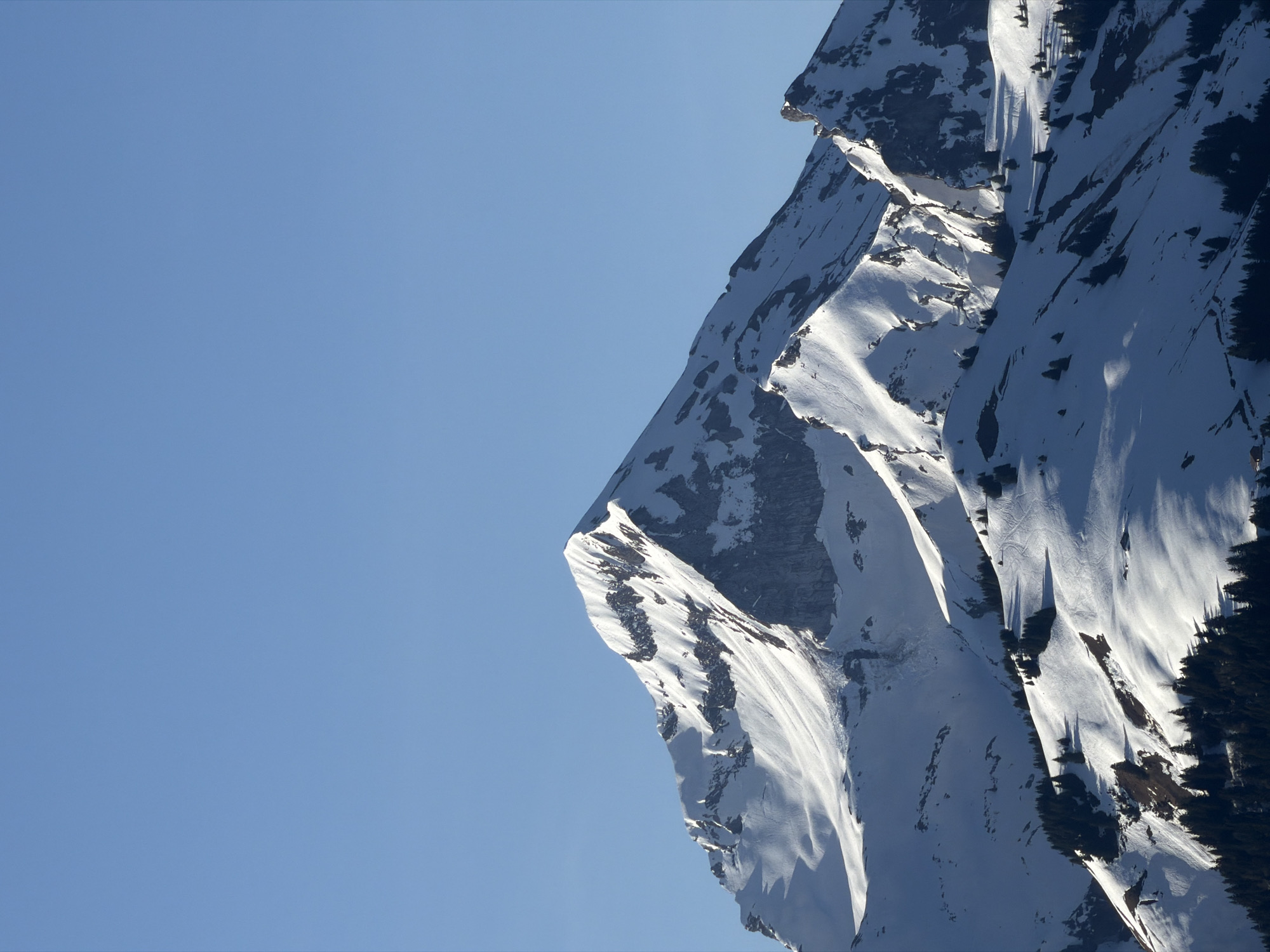 Morning mountain vista captured in Manigod, France