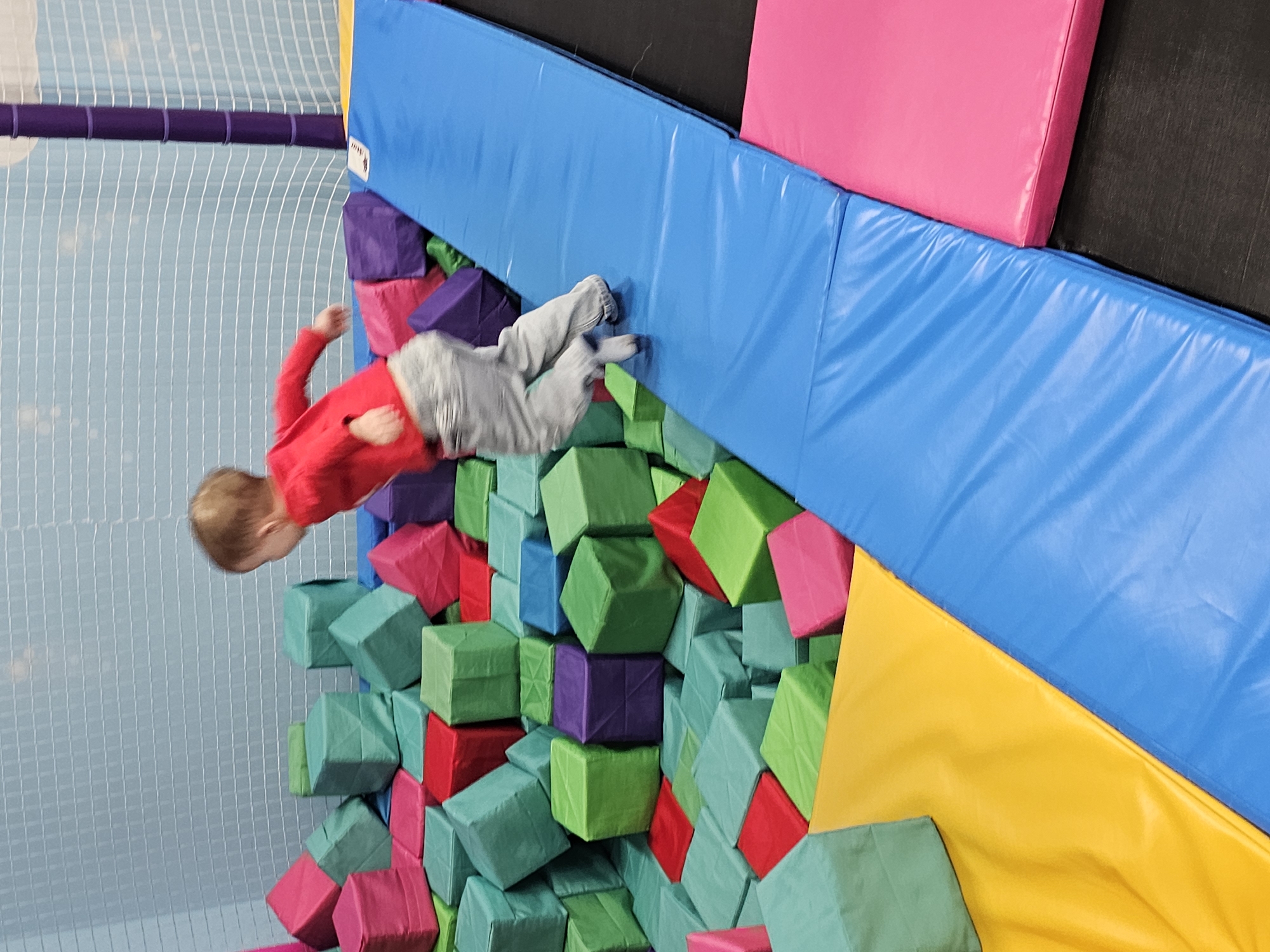 Children enjoy morning playtime at Khimki indoor recreation center