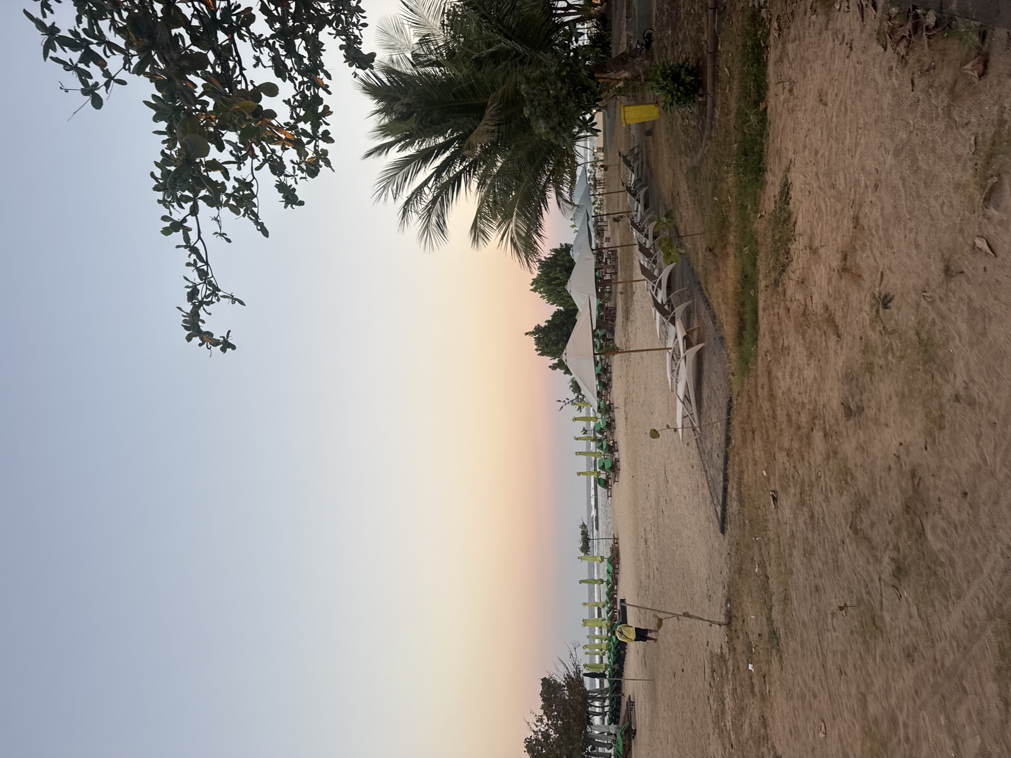 Sunset hours at a Kuta Selatan beachfront resort