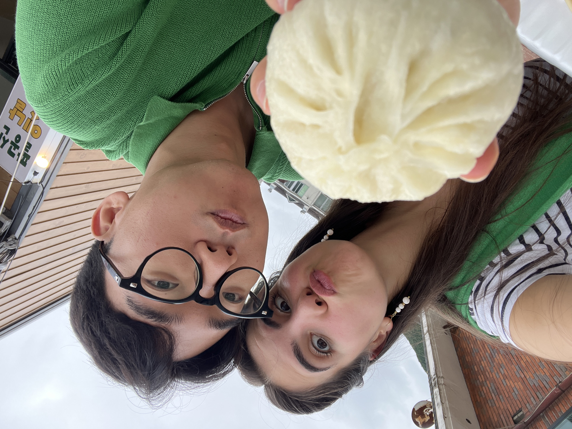 Steamed buns and good vibes at a Dongmyeong-myeon street spot