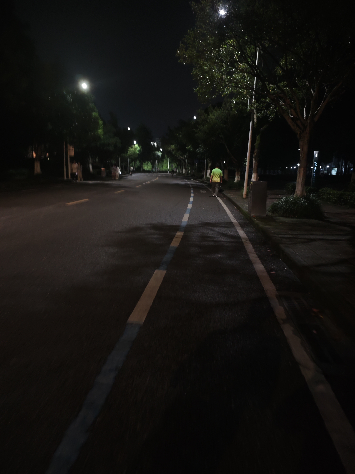 Night walk documented through Chongqing High-tech Zone streets