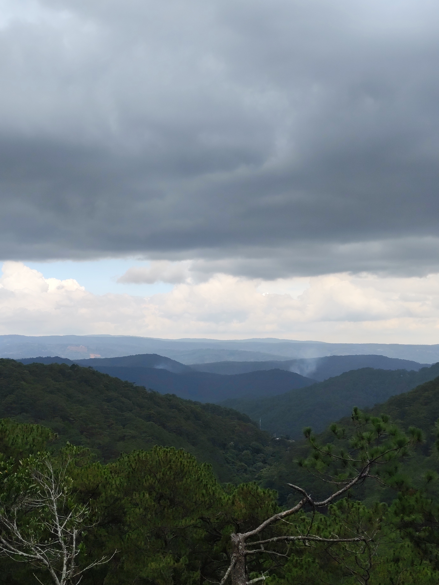 Morning landscape views captured around Da Lat mountain region