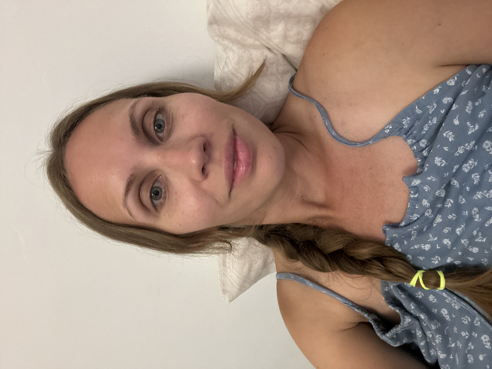 Woman resting, street traffic observed in Fethiye, Turkey