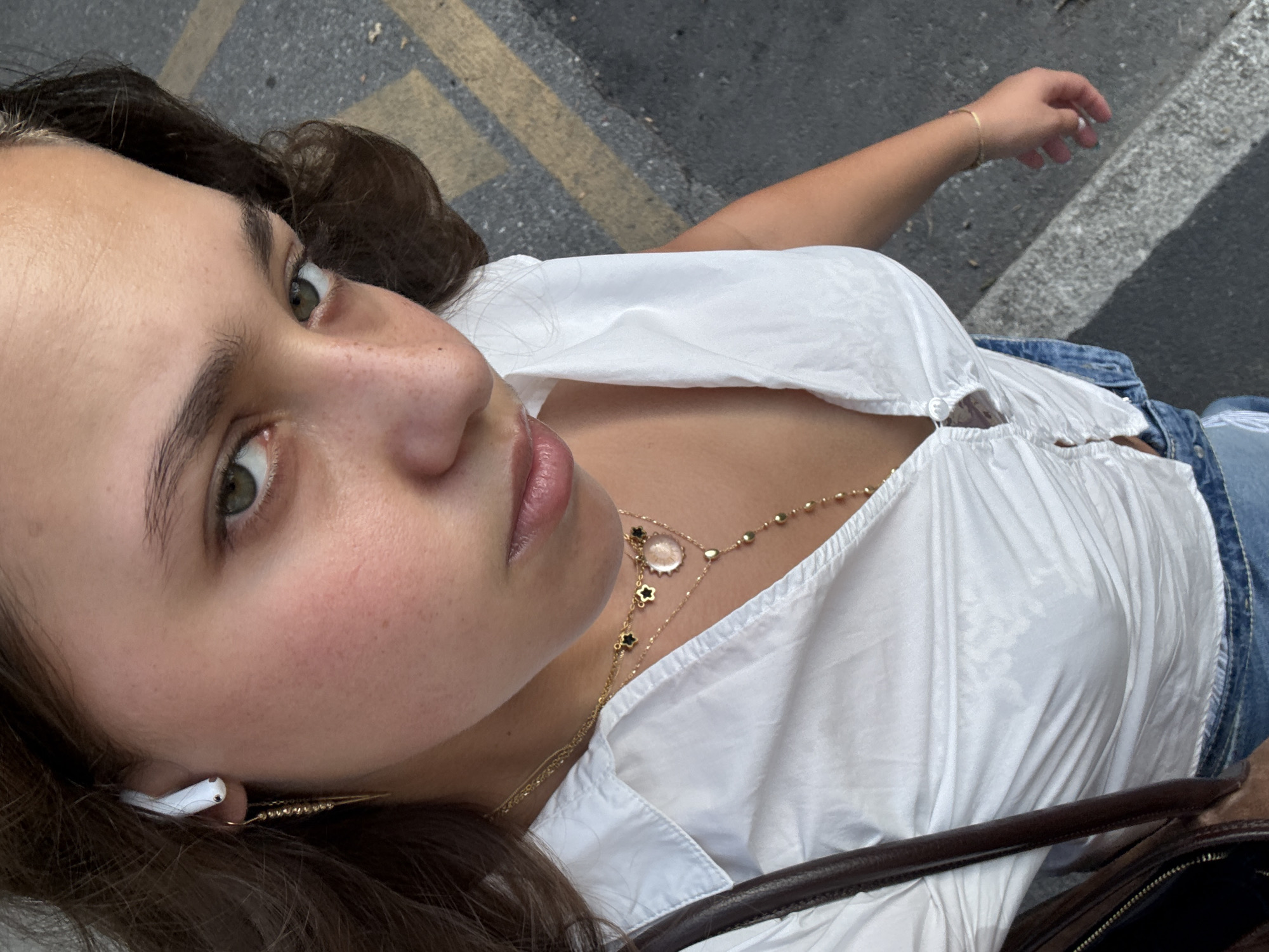 Portrait-style high-angle shot in Milan, Italy