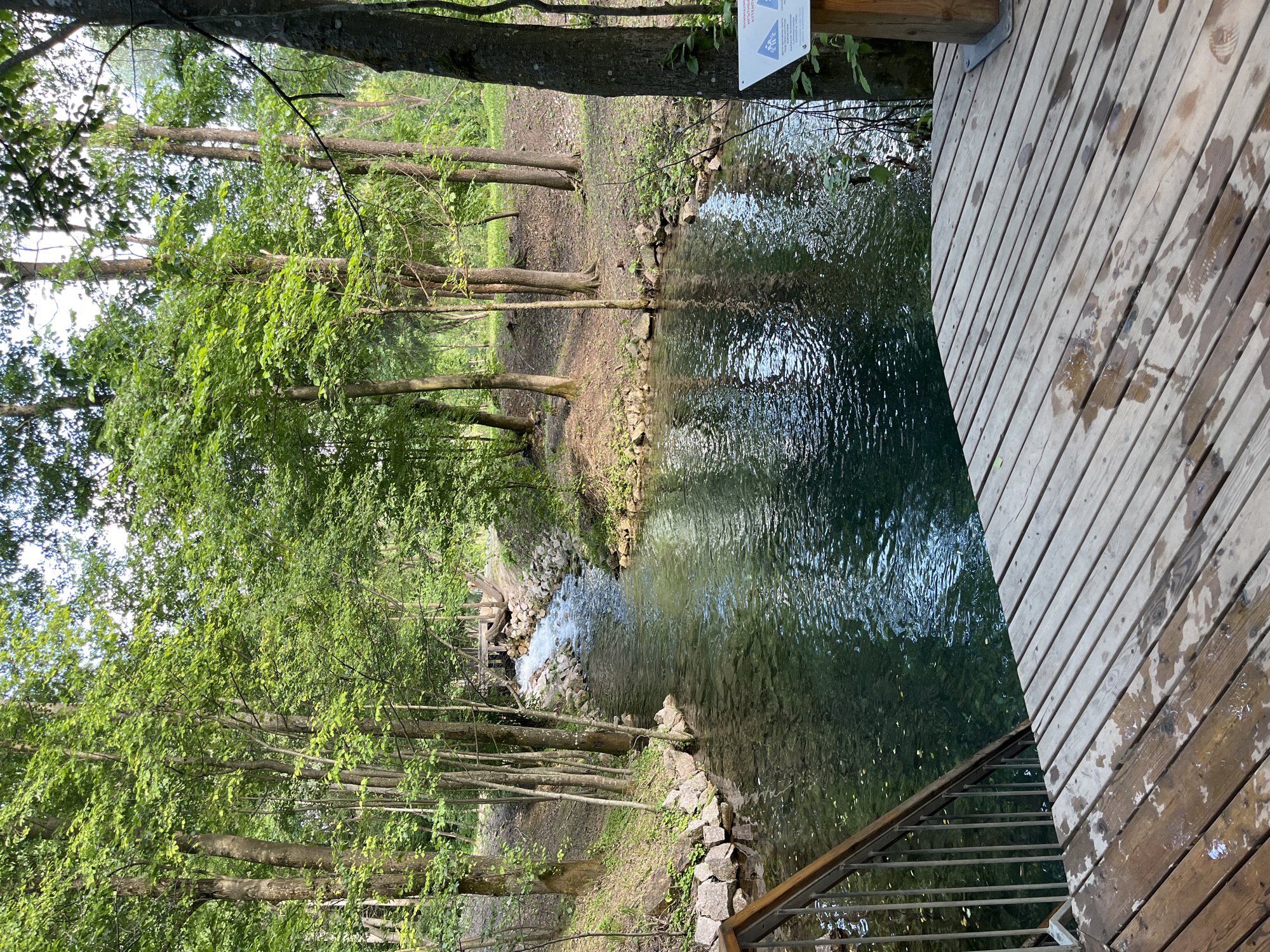 Turquoise spring pool inside Kazan's Chatyr Tau nature reserve