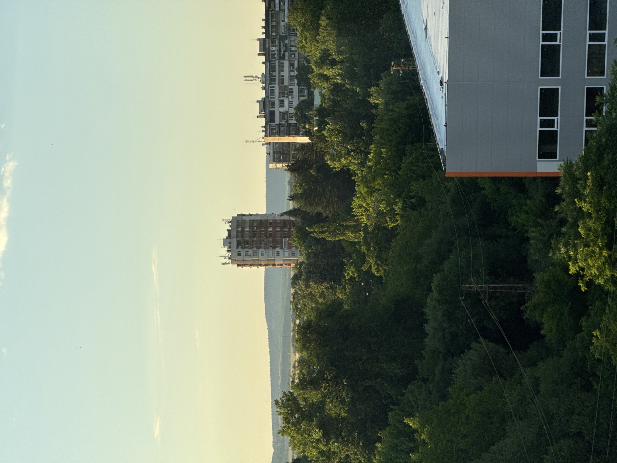 Lovech cityscape glowing under late afternoon light